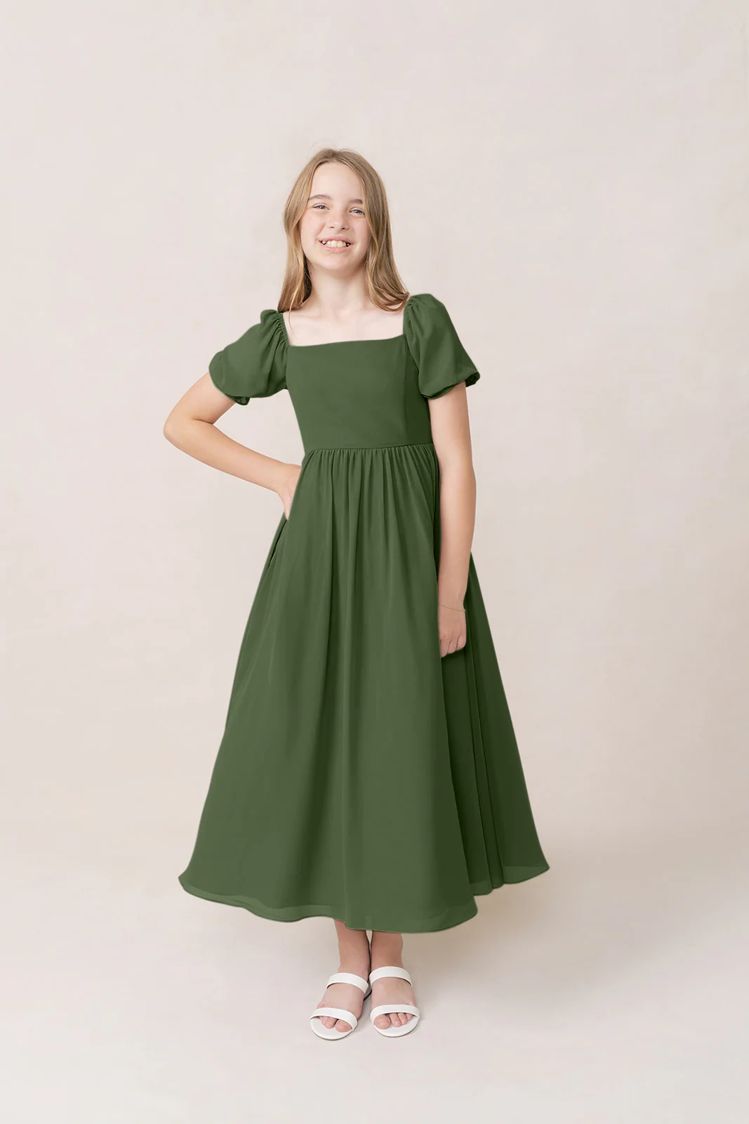 Juniors Maeve Chiffon Dress | Made To Order - Image 55