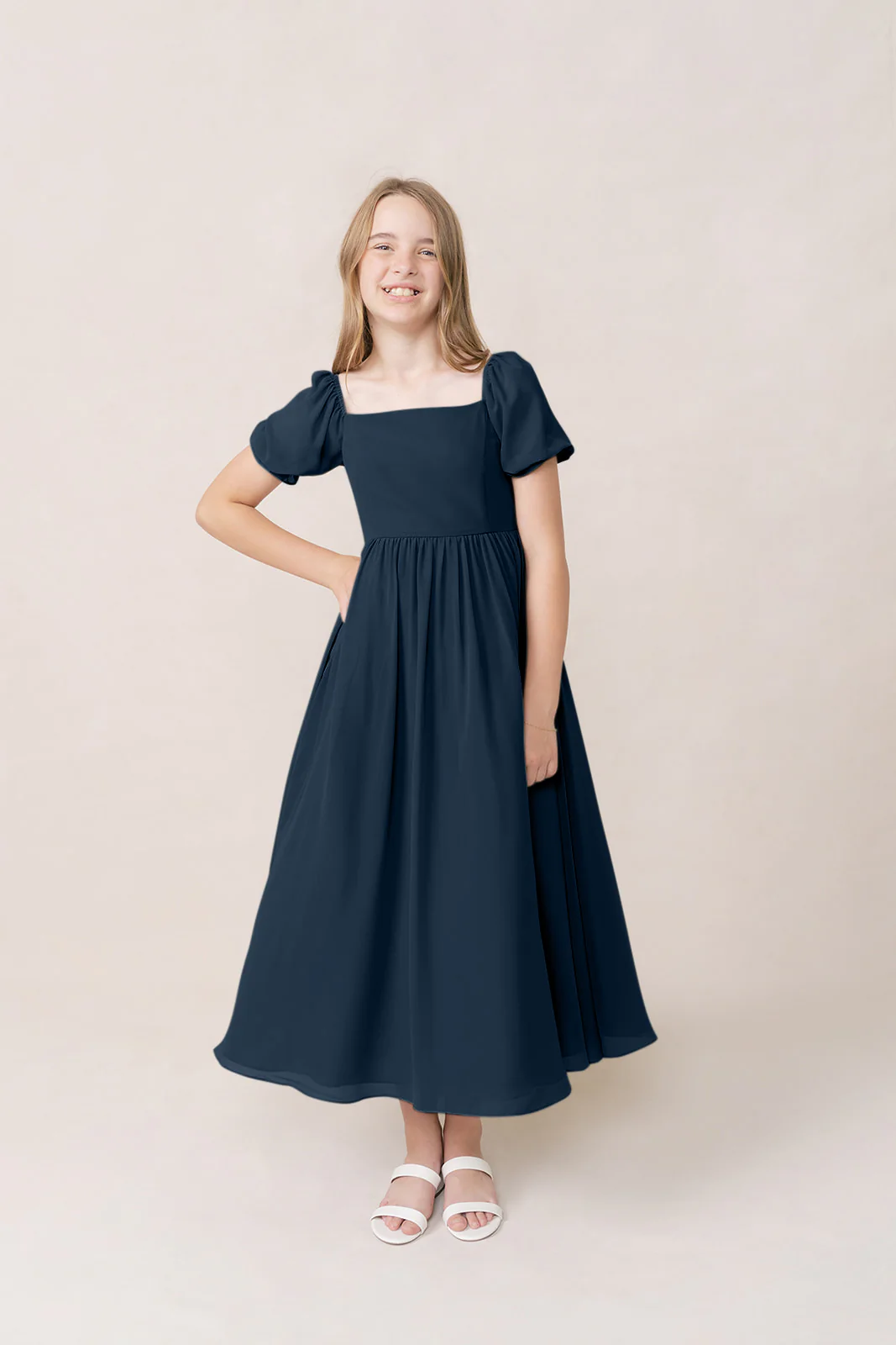 Juniors Maeve Chiffon Dress | Made To Order - Image 64