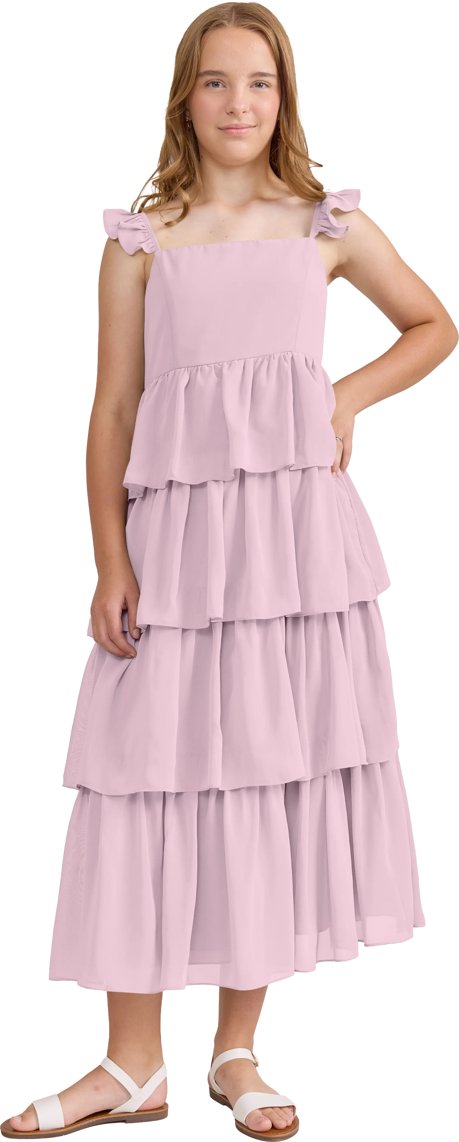 Juniors Poppy Chiffon Dress | Made To Order - Image 113