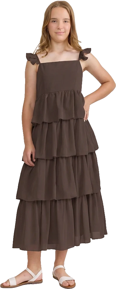 Juniors Poppy Chiffon Dress | Made To Order - Image 96
