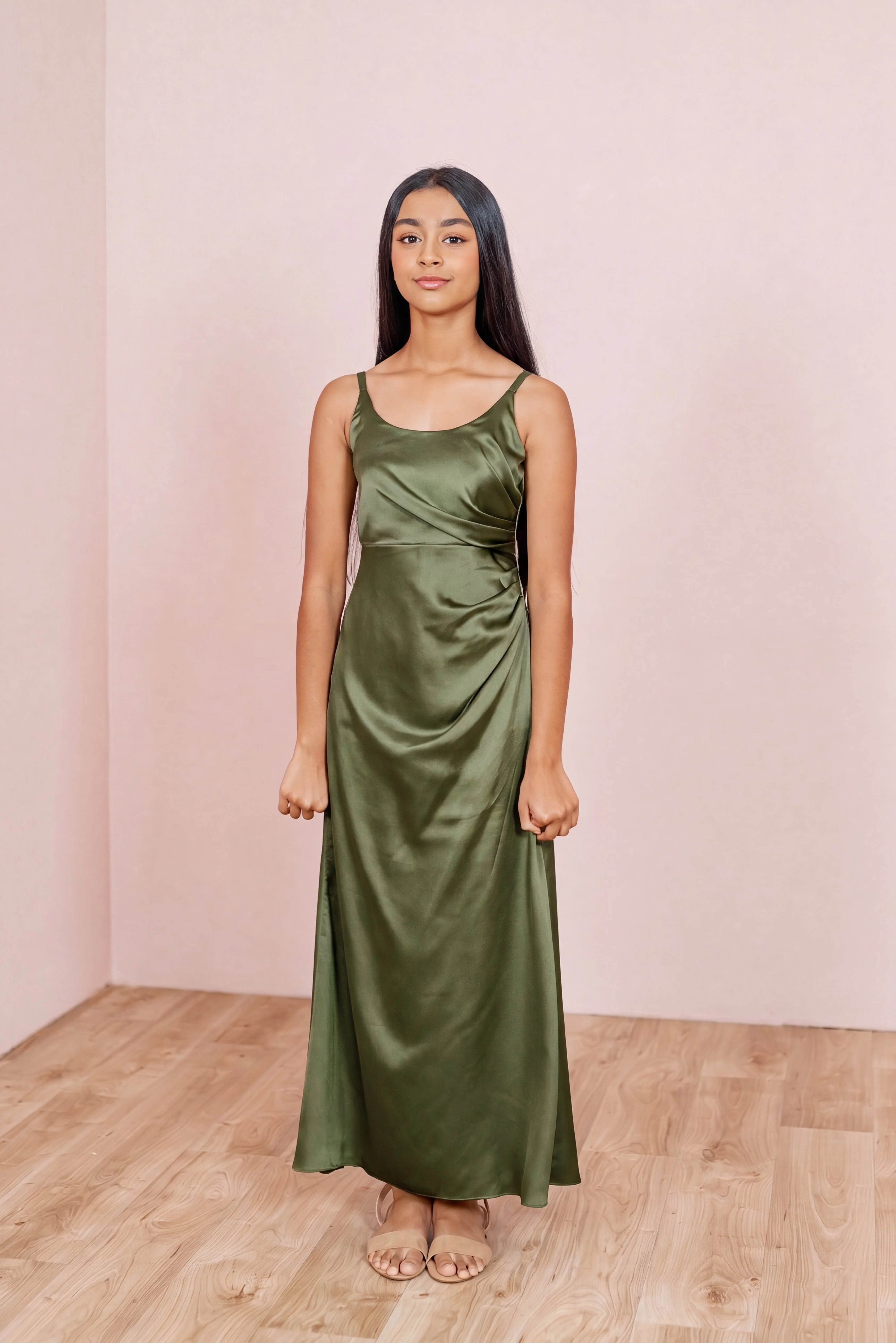 Juniors Rory Satin Dress | Made To Order - Image 67
