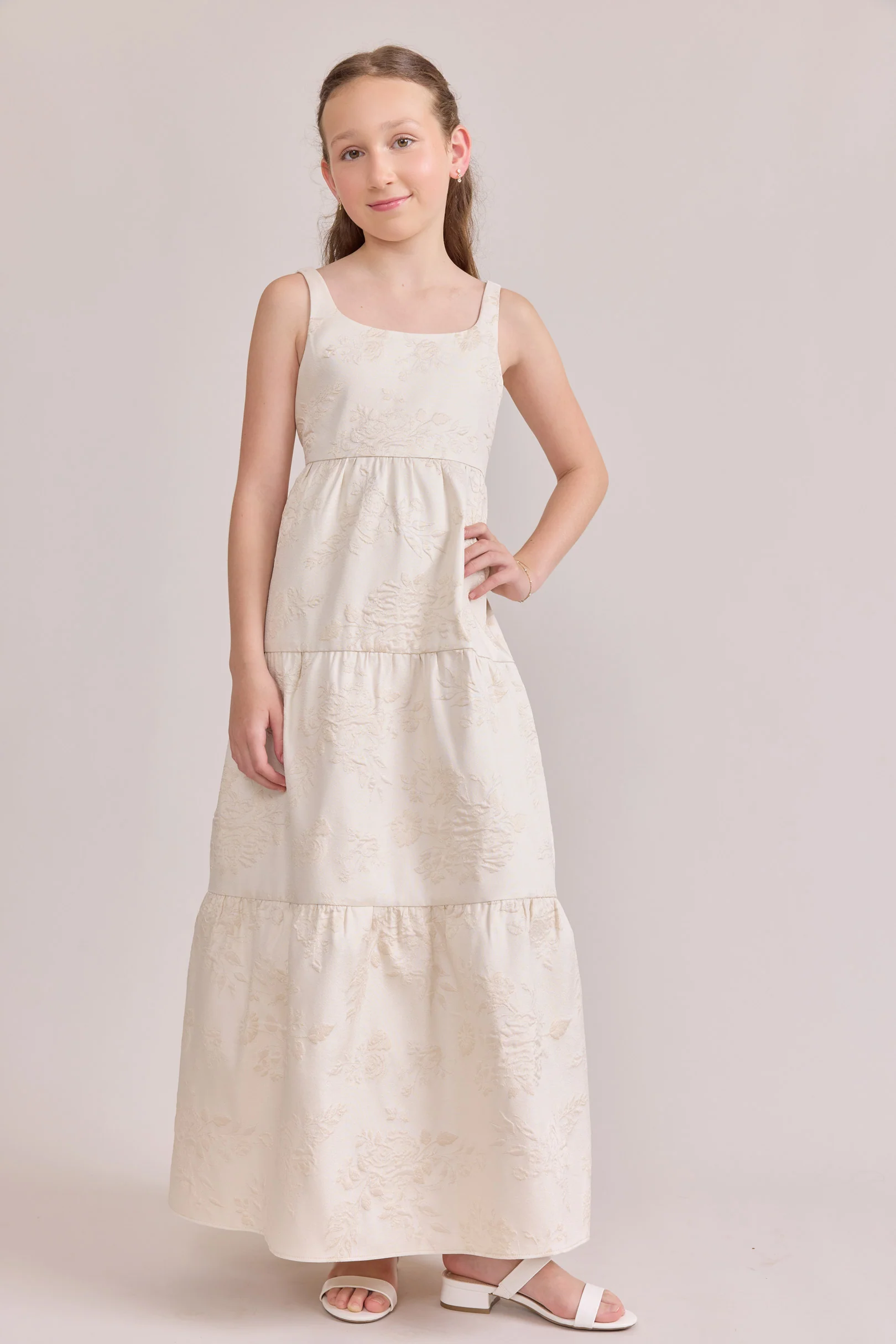 Juniors Winslet Jacquard Dress | Made To Order - Image 6