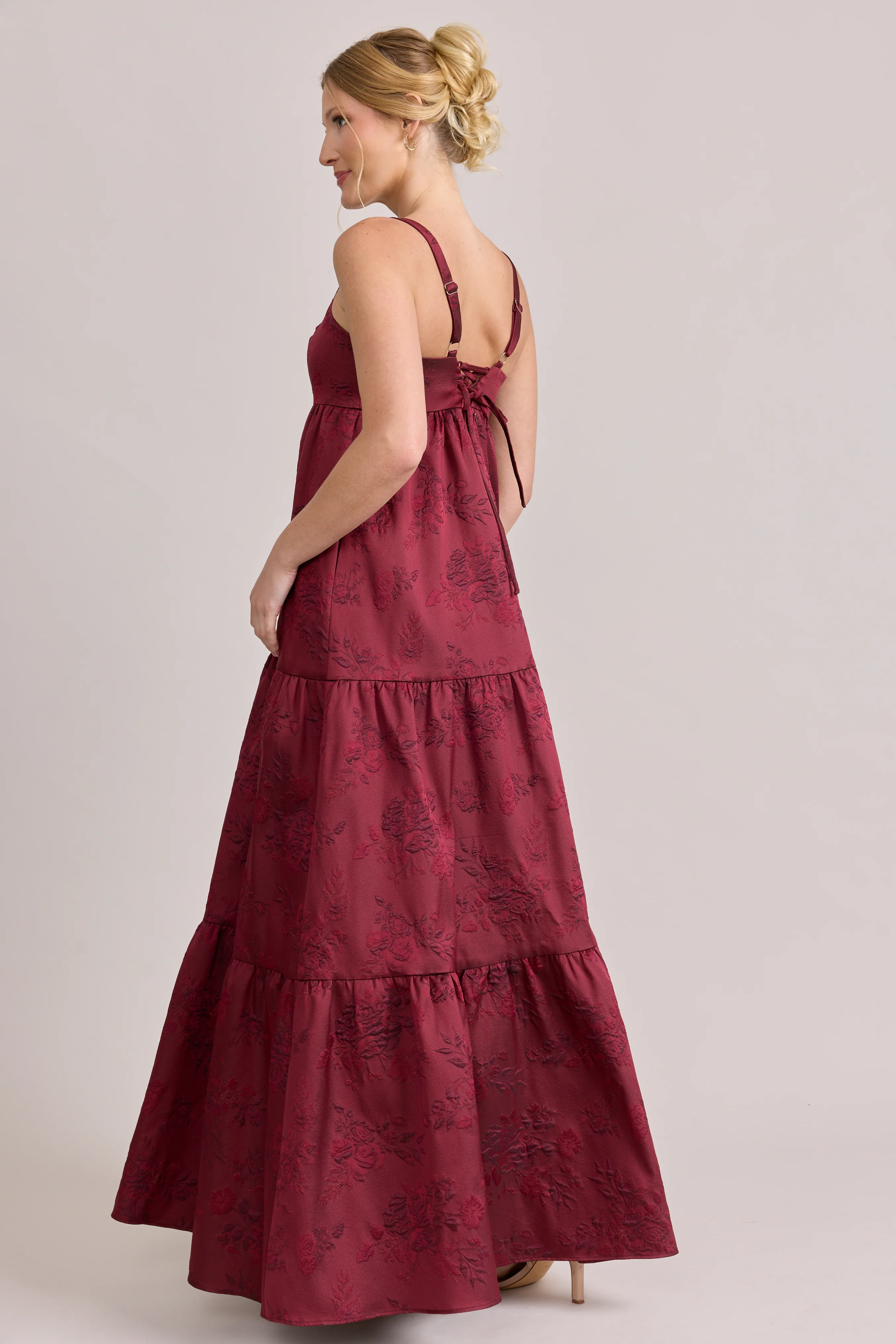 Juniper Jacquard Dress | Made To Order - Image 32