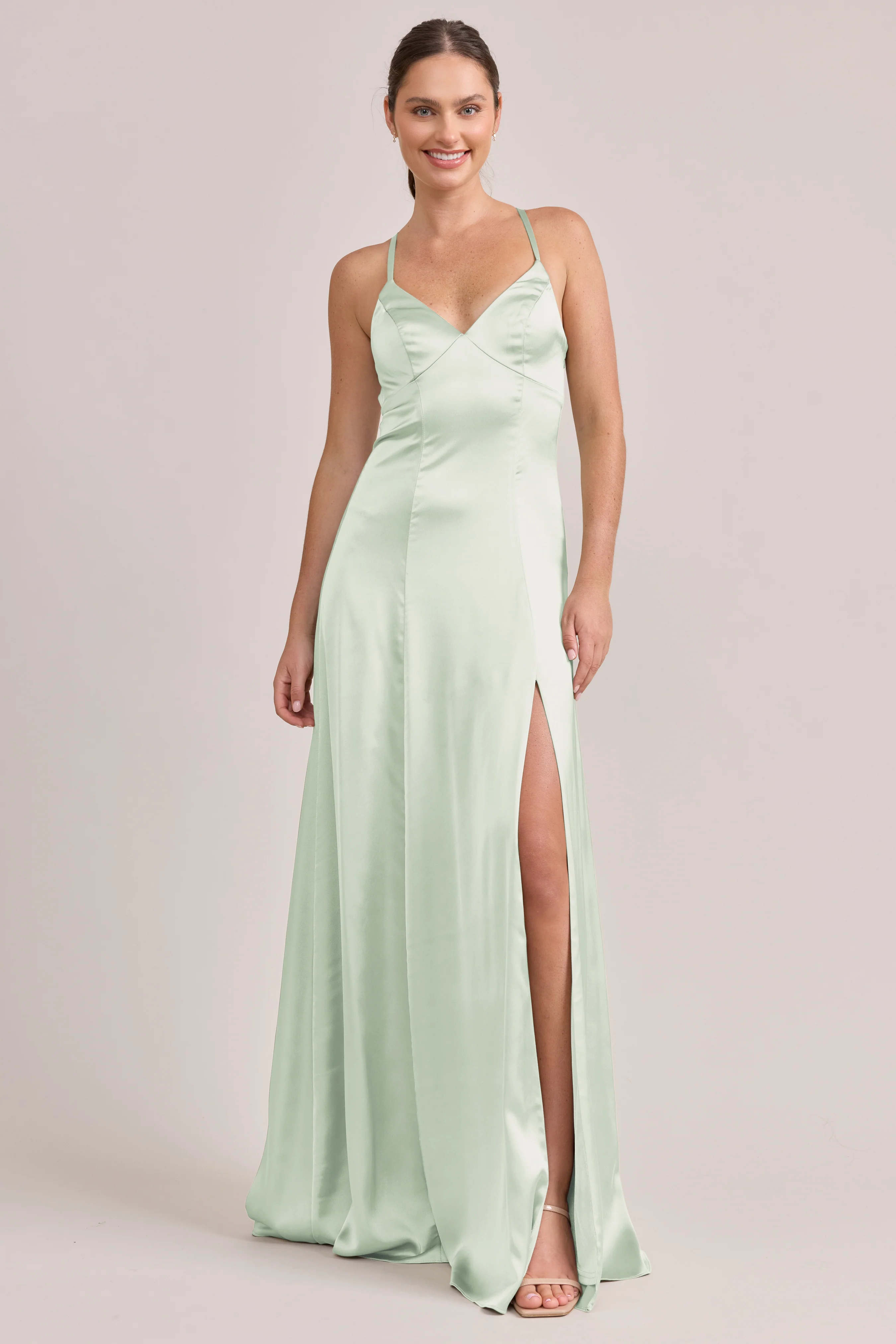 Karsyn Satin Dress | Made To Order - Image 111