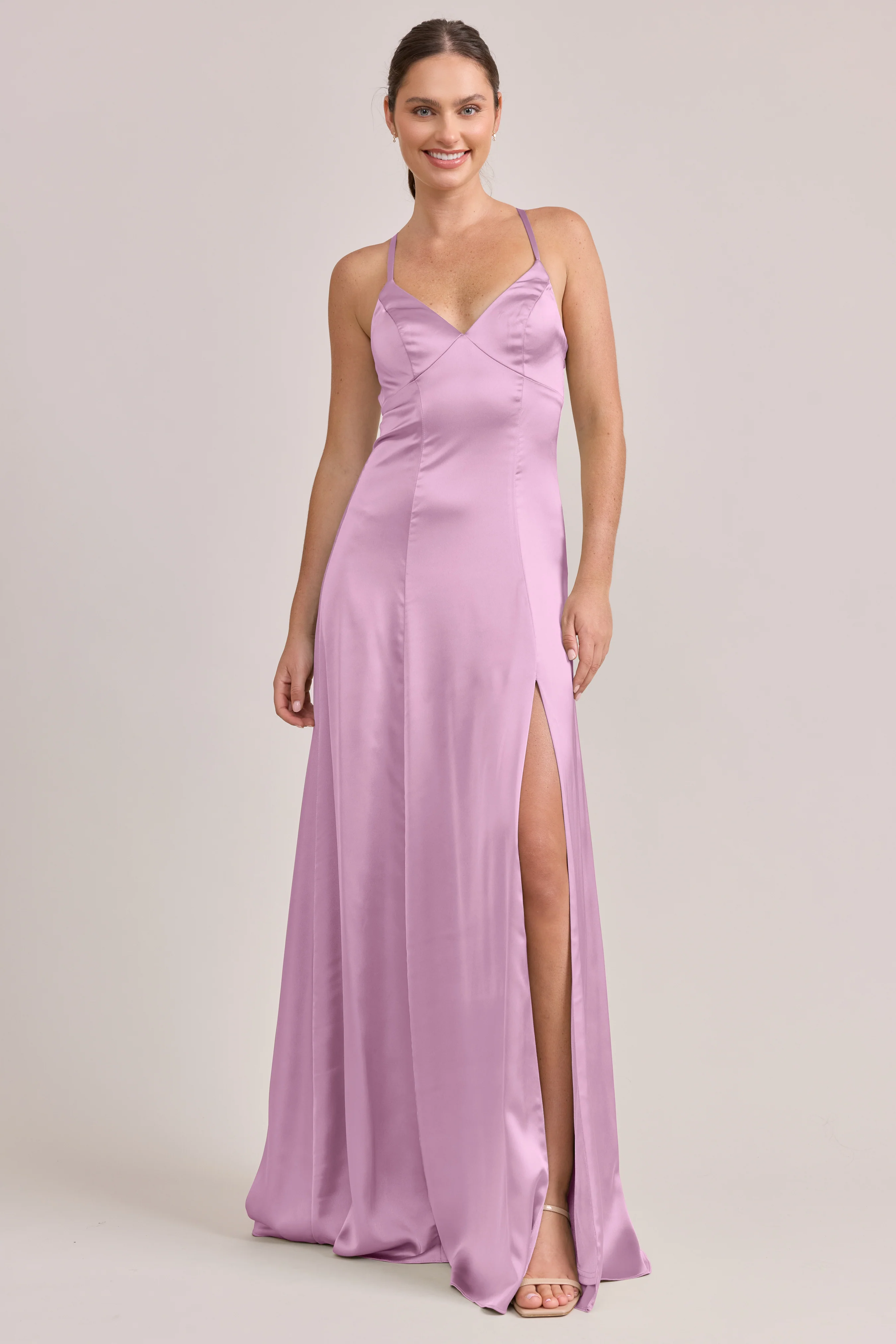 Karsyn Satin Dress | Made To Order - Image 120