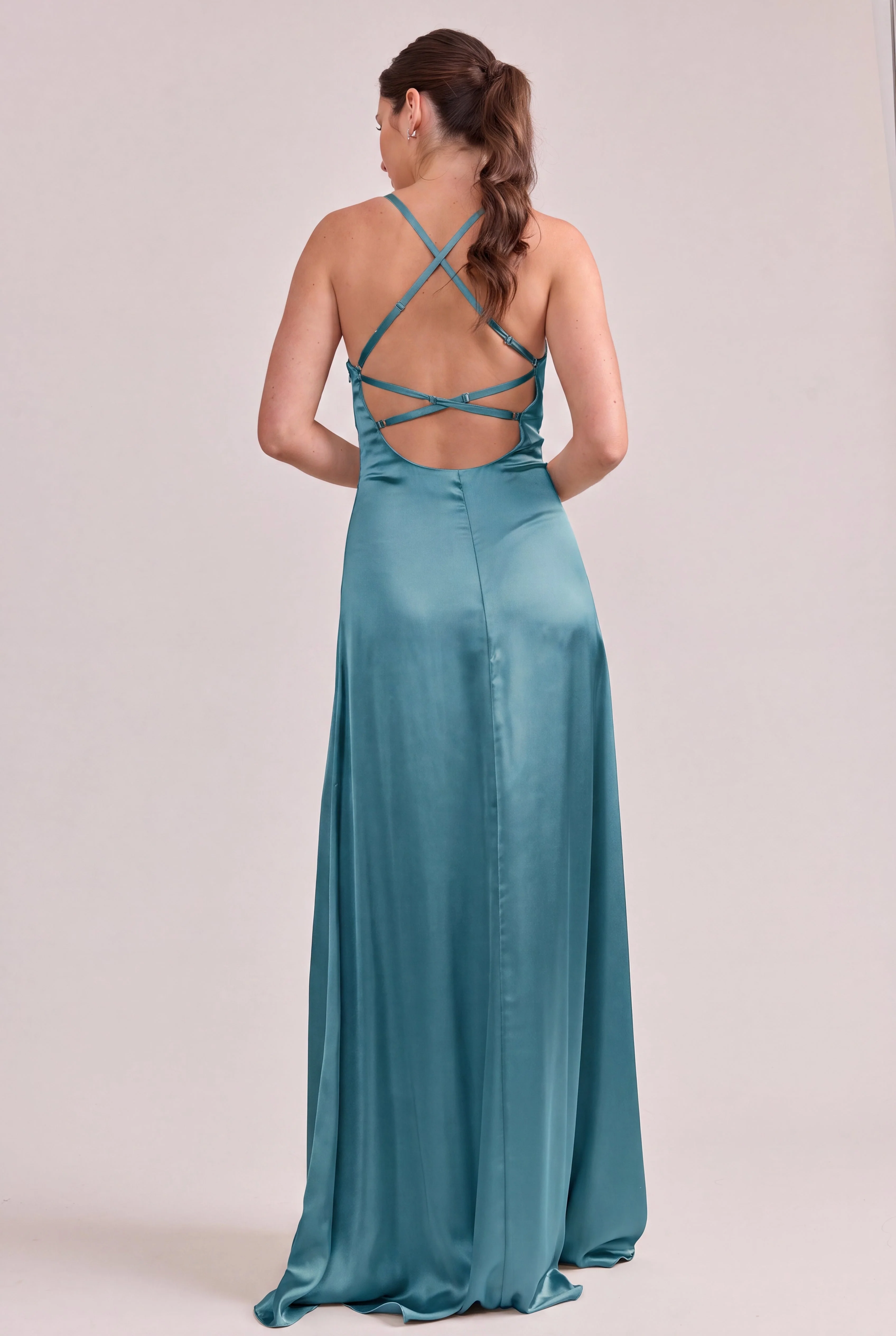 Karsyn Satin Dress | Made To Order - Image 226