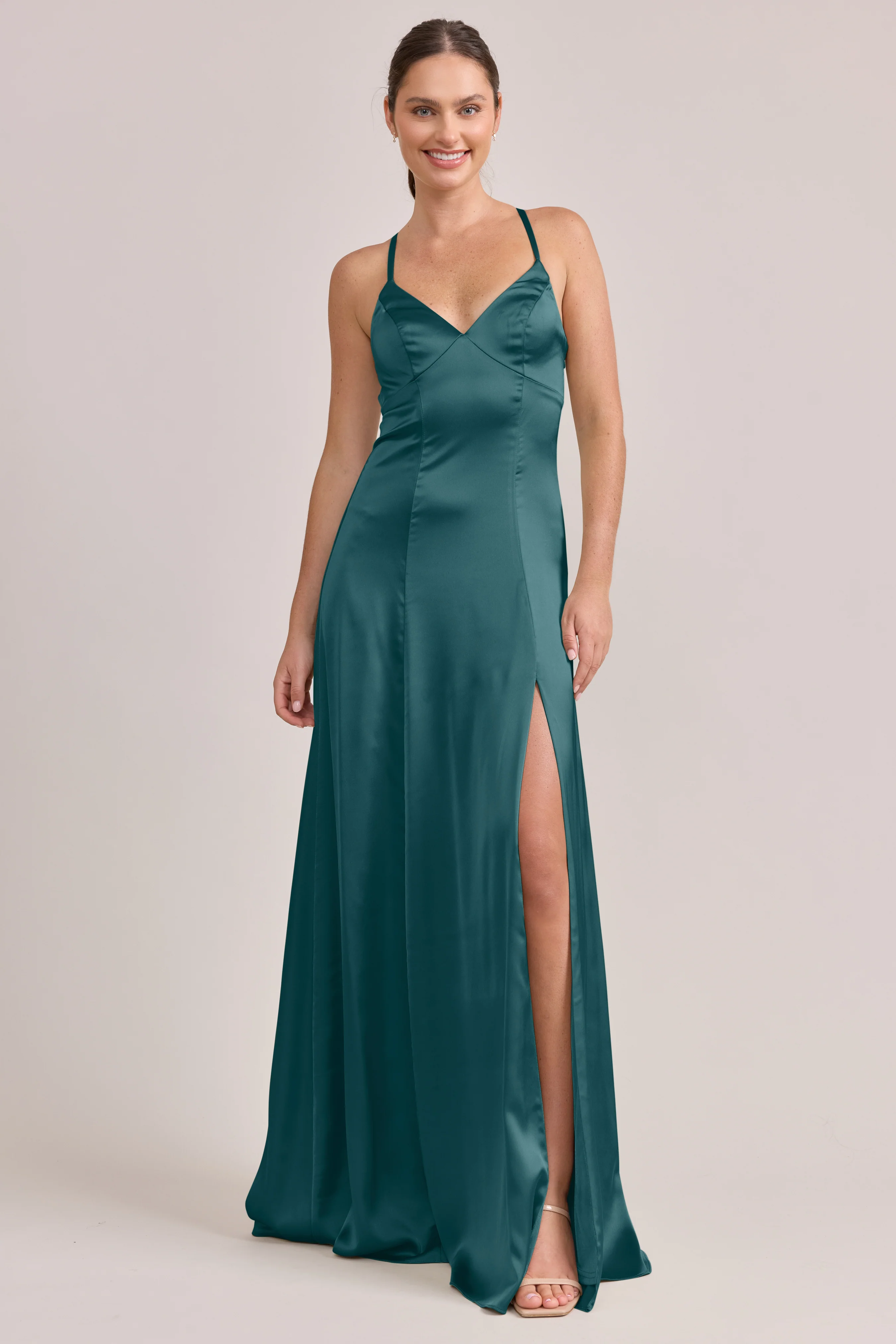 Karsyn Satin Dress | Made To Order - Image 27