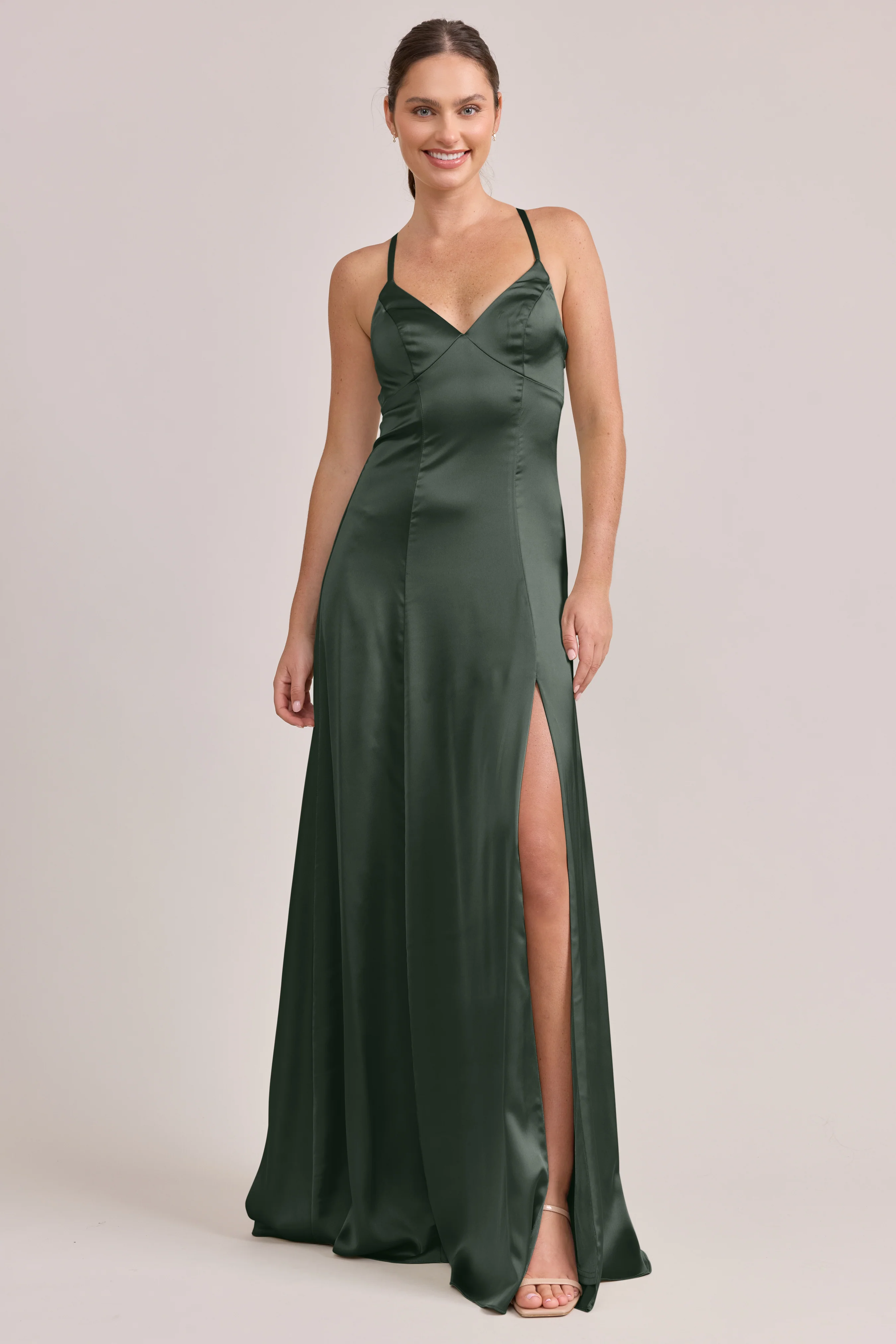 Karsyn Satin Dress | Made To Order - Image 33