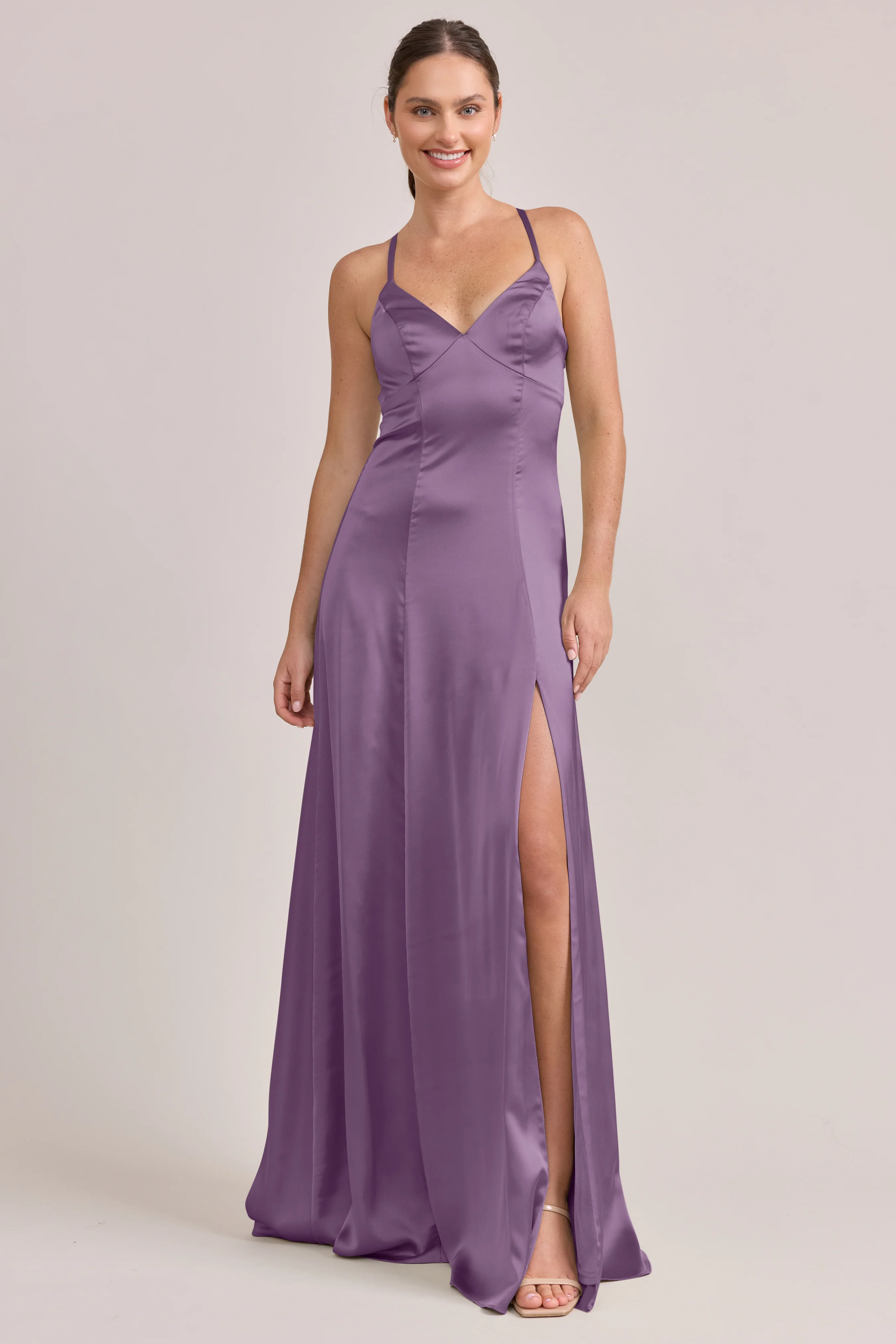 Karsyn Satin Dress | Made To Order - Image 40