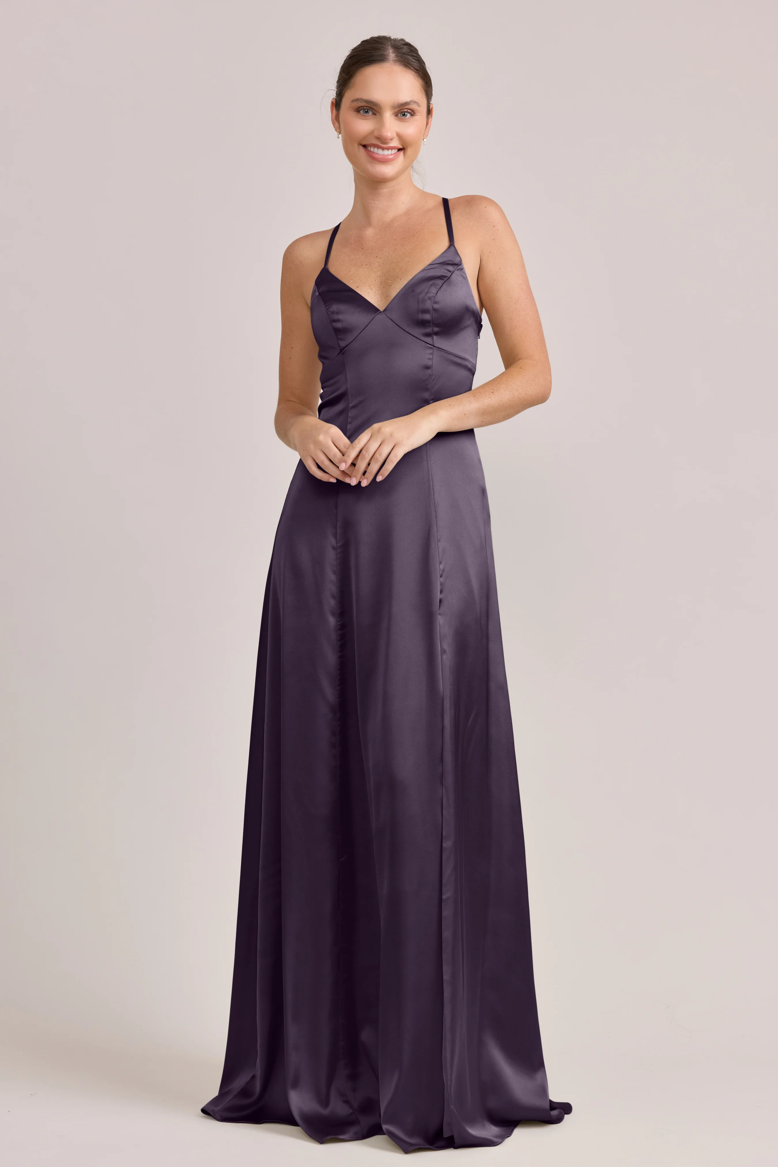 Karsyn Satin Dress | Made To Order - Image 44
