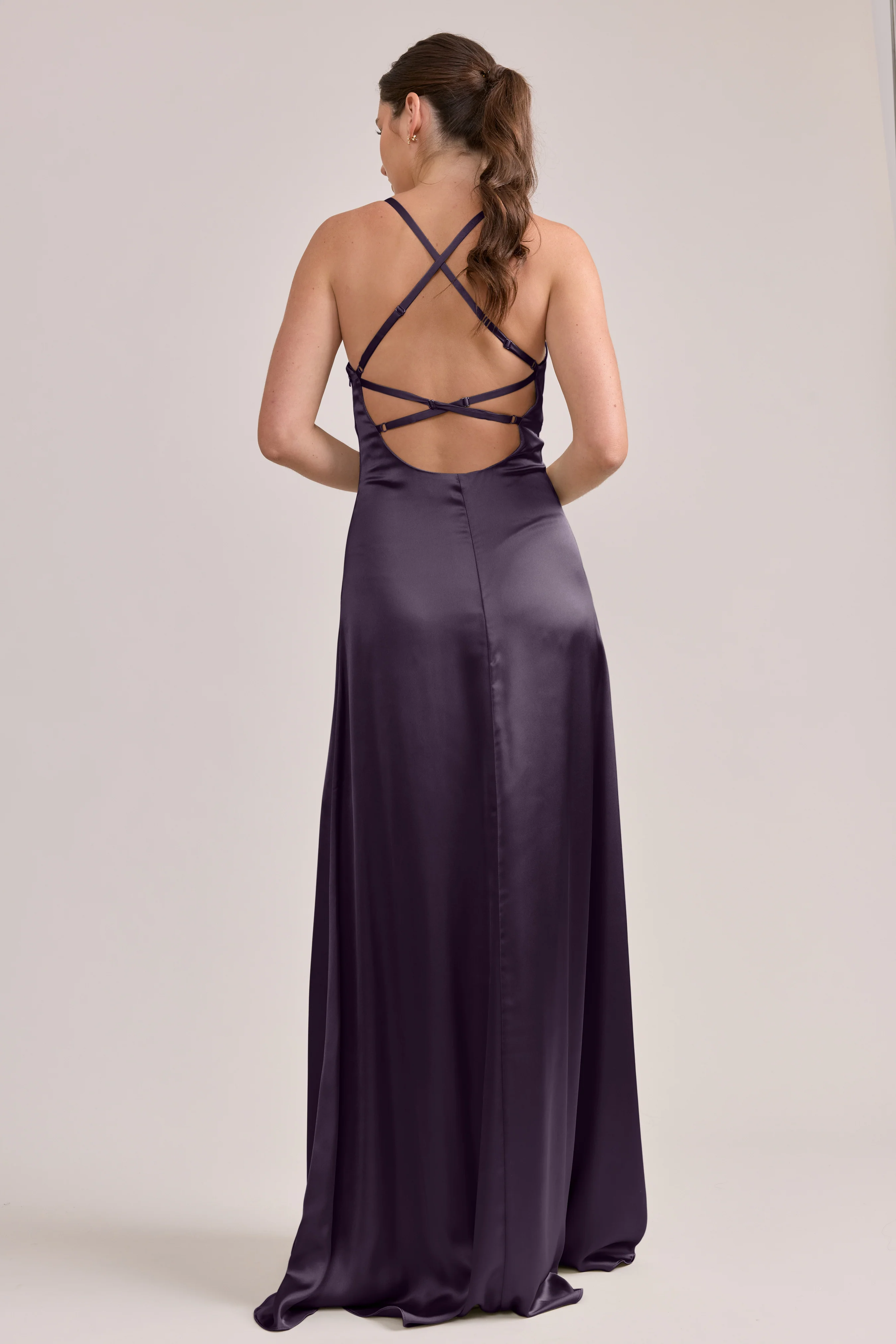 Karsyn Satin Dress | Made To Order - Image 45