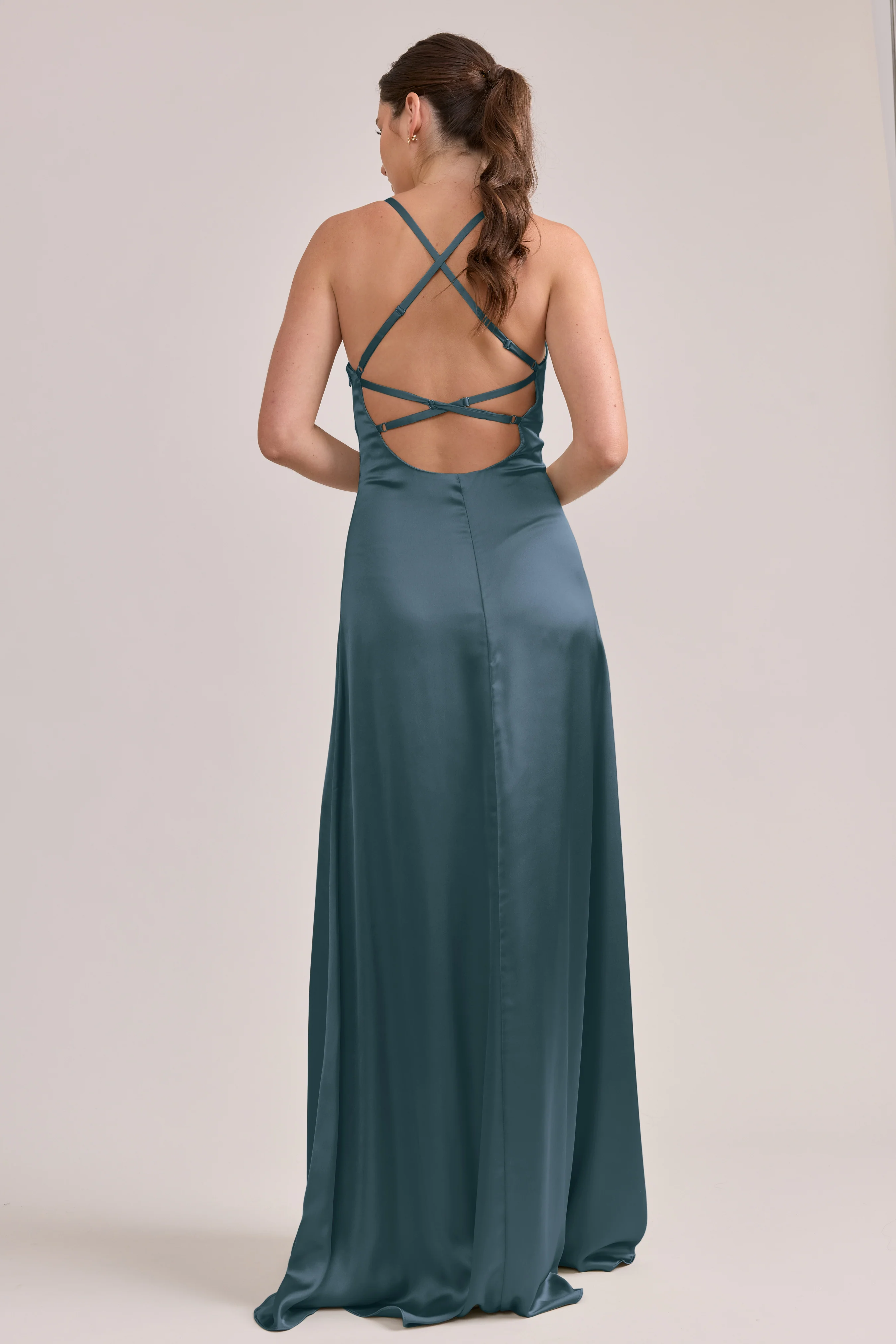 Karsyn Satin Dress | Made To Order - Image 51