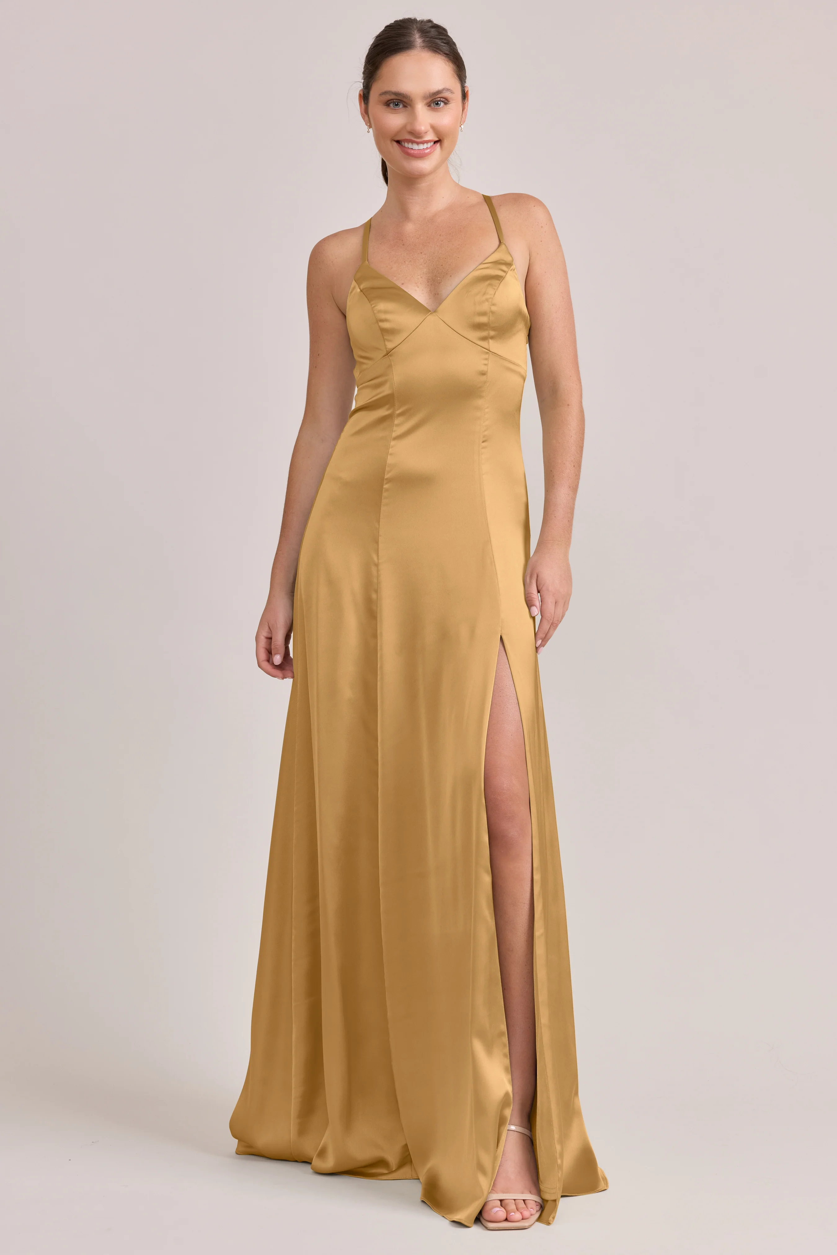 Karsyn Satin Dress | Made To Order - Image 58