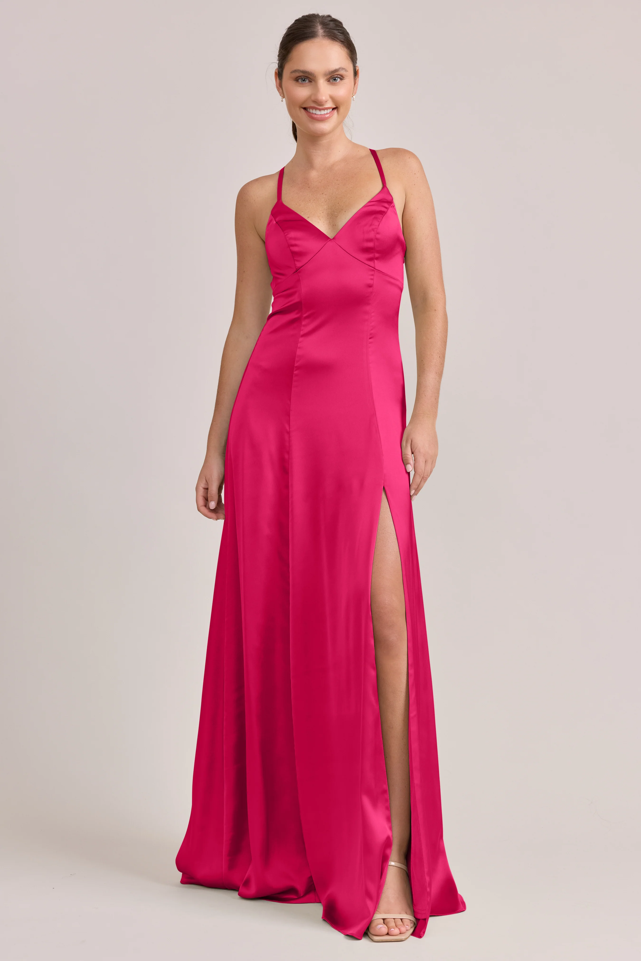 Karsyn Satin Dress | Made To Order - Image 67