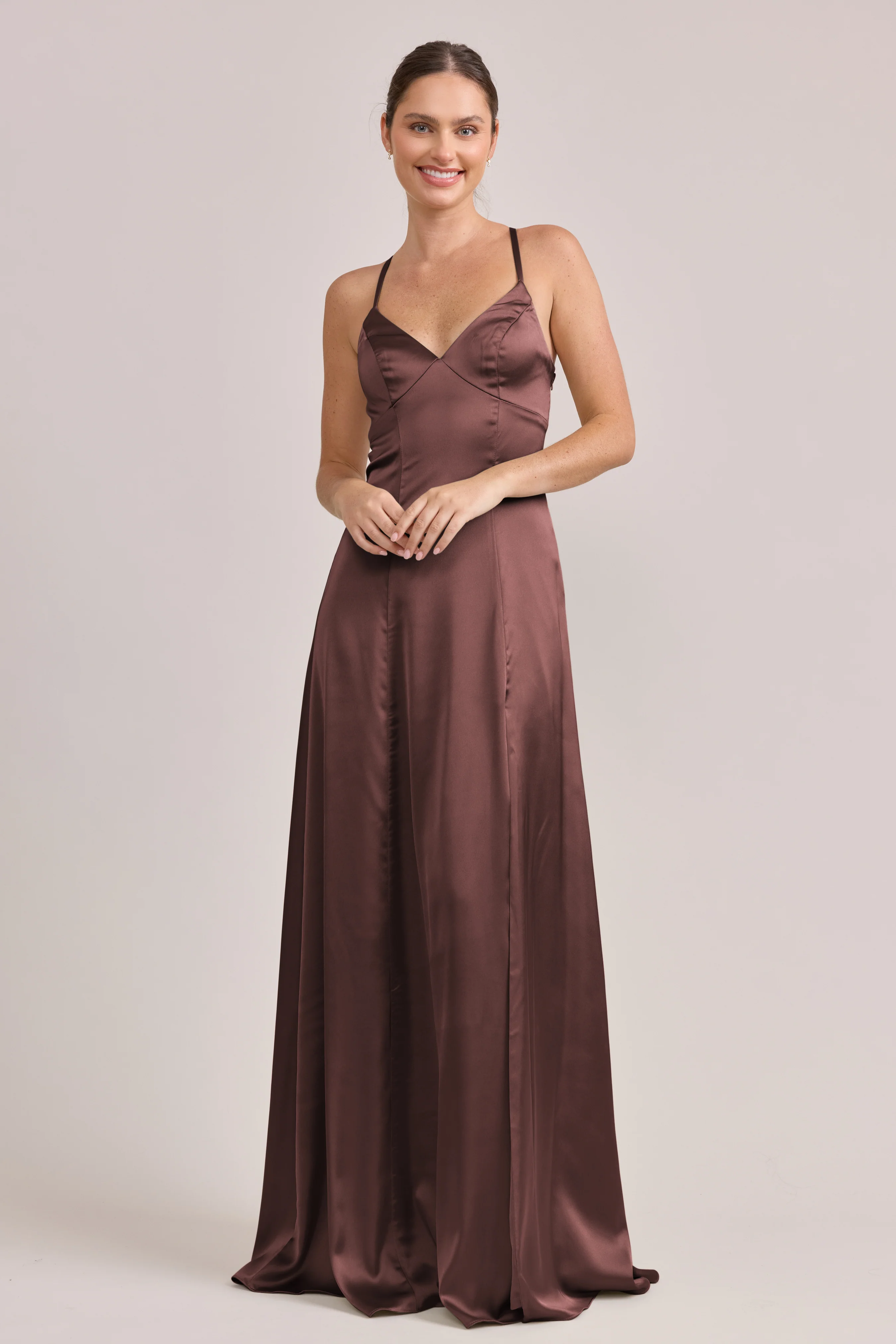 Karsyn Satin Dress | Made To Order - Image 83
