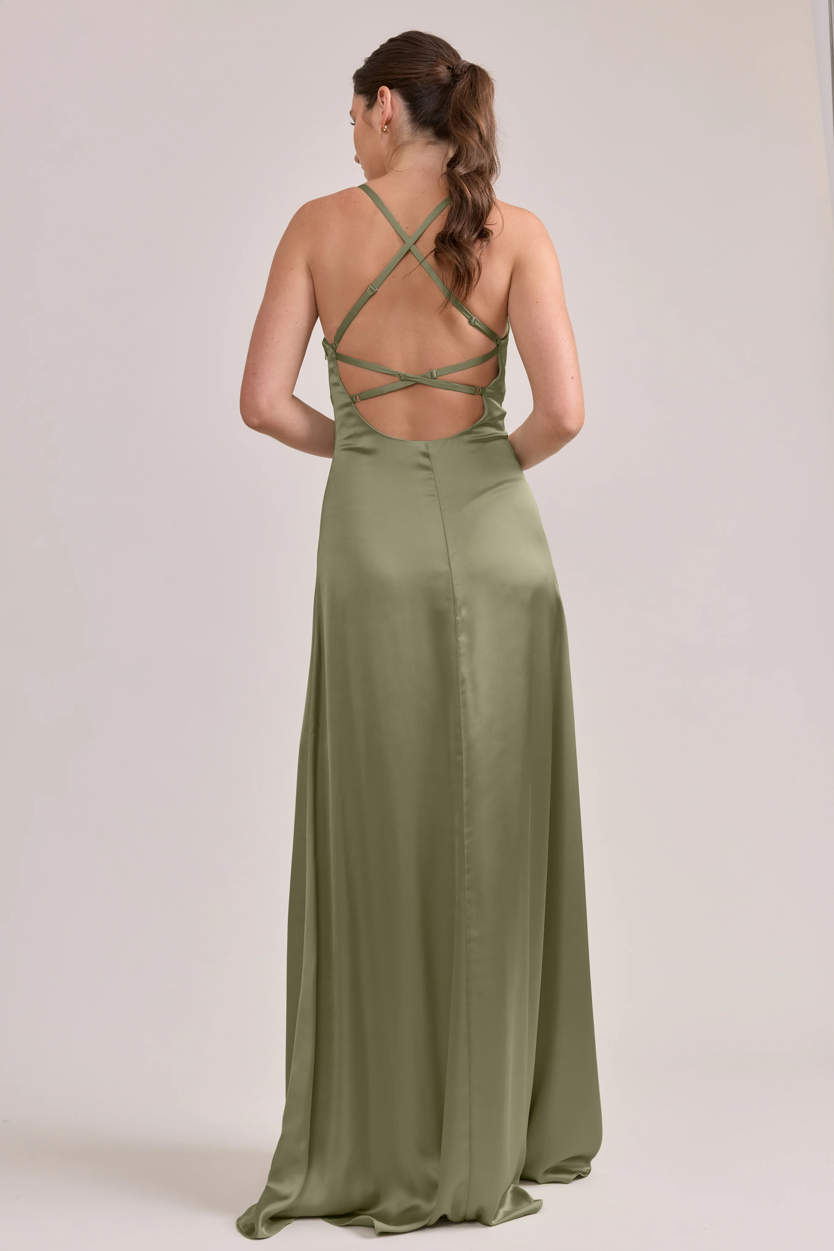 Karsyn Satin Dress | Made To Order - Image 95