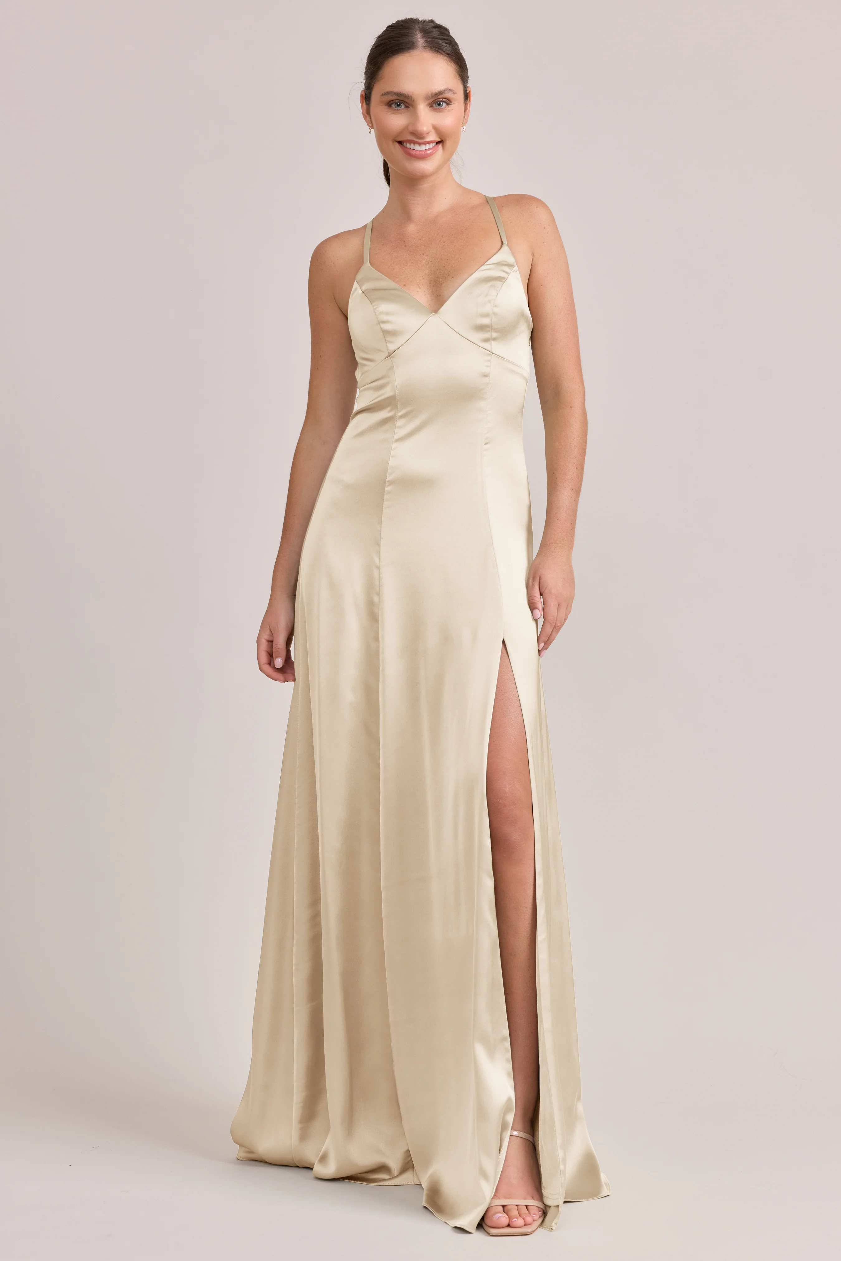 Karsyn Satin Dress | Made To Order - Image 99