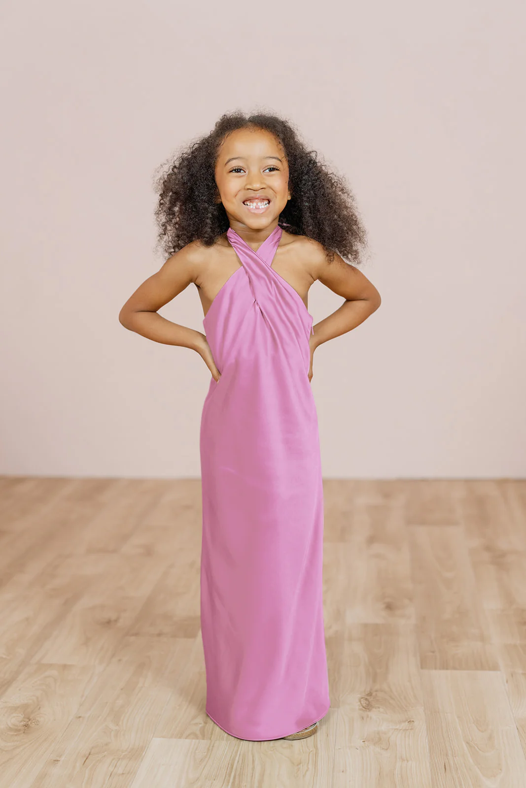 Kids Athena Satin Dress | Made To Order - Image 50