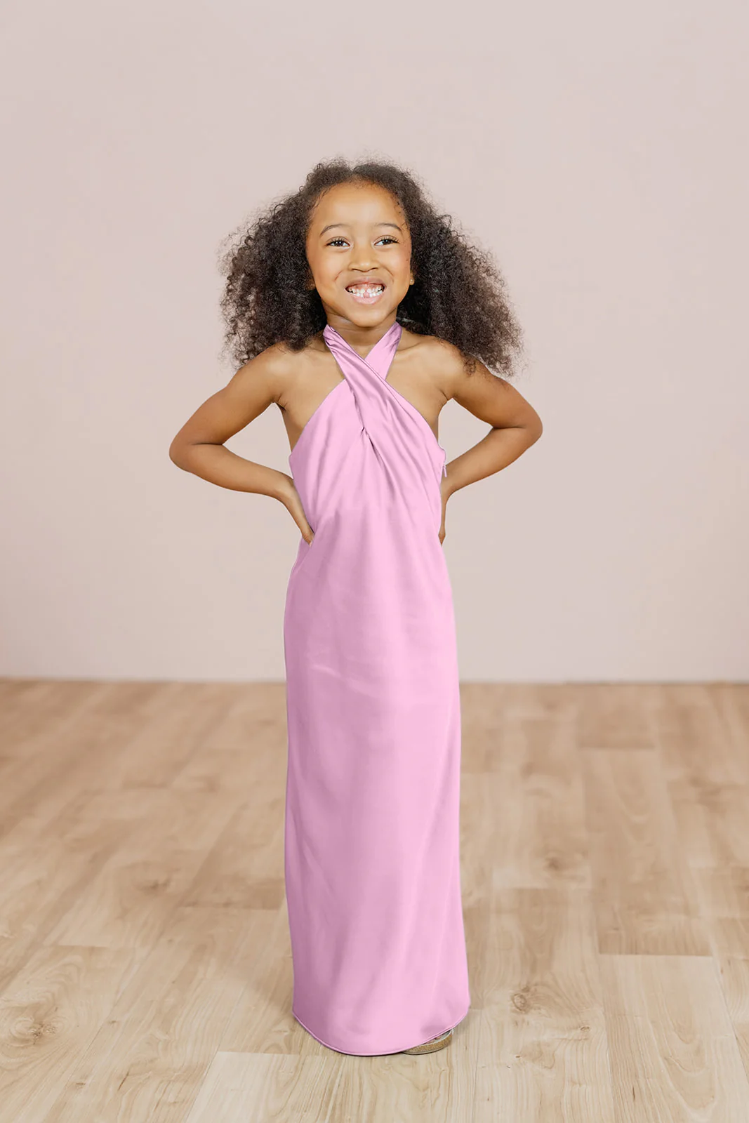 Kids Athena Satin Dress | Made To Order - Image 57