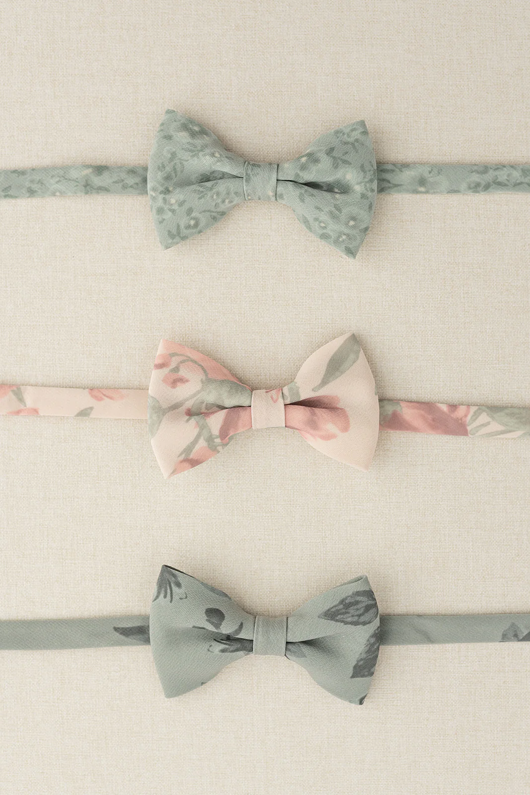 Kids Chiffon Floral Print Bowtie | Made To Order - Image 9