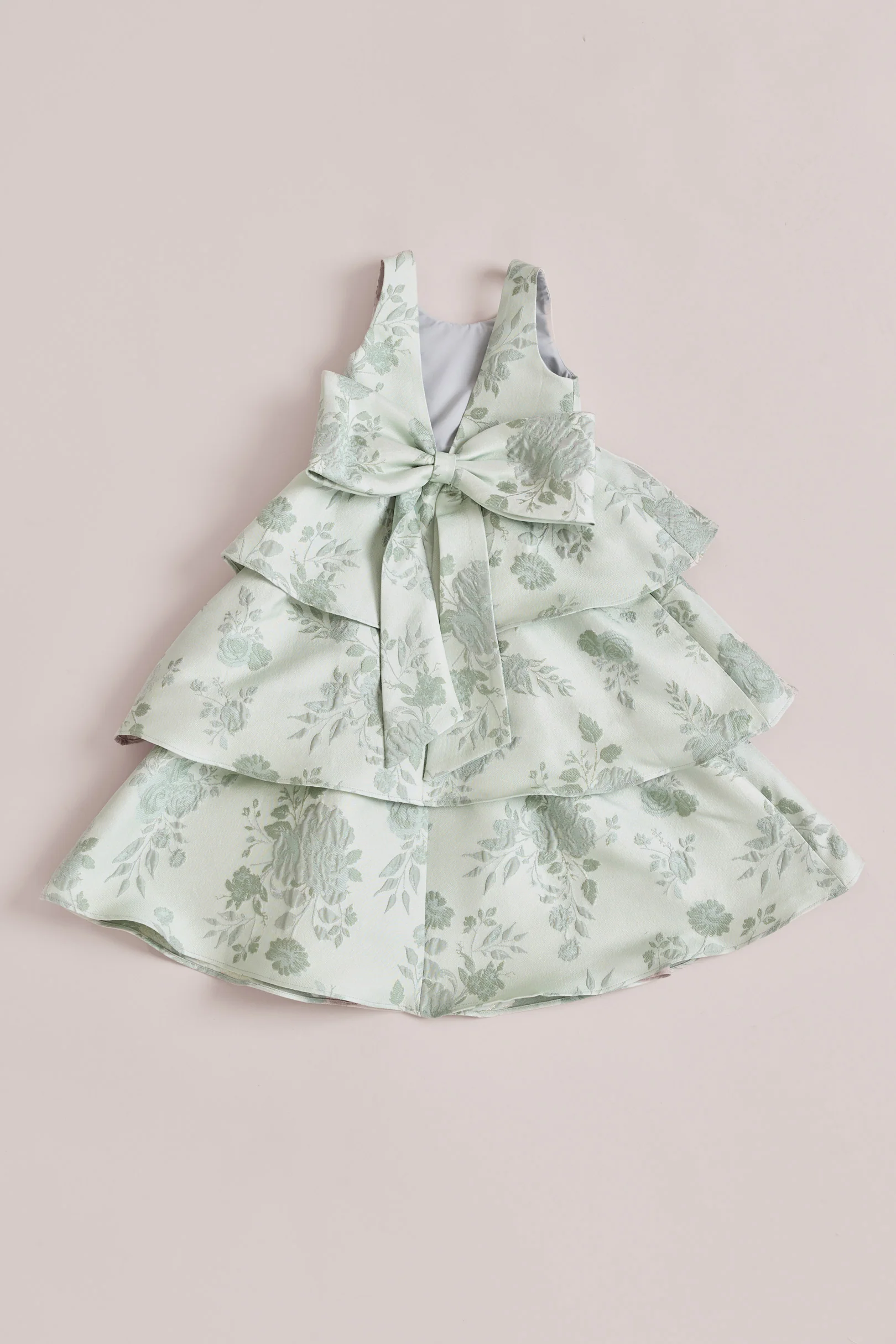 Kids Georgia Jacquard Dress | Made To Order - Image 10