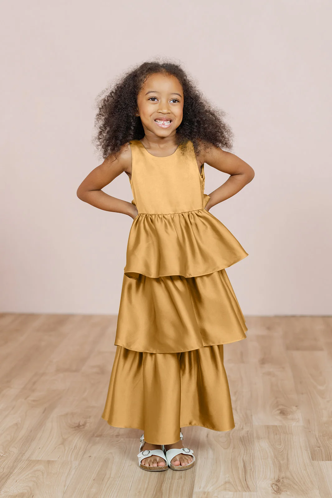 Kids Georgia Satin Dress | Made To Order - Image 17