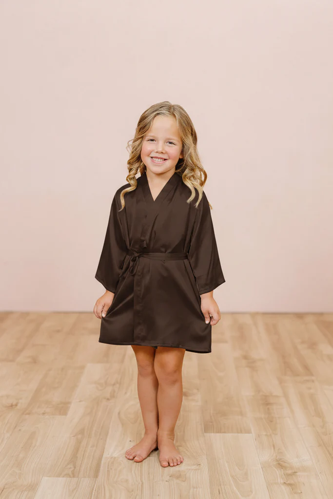 Kids Getting Ready Satin Robe | Made To Order - Image 48