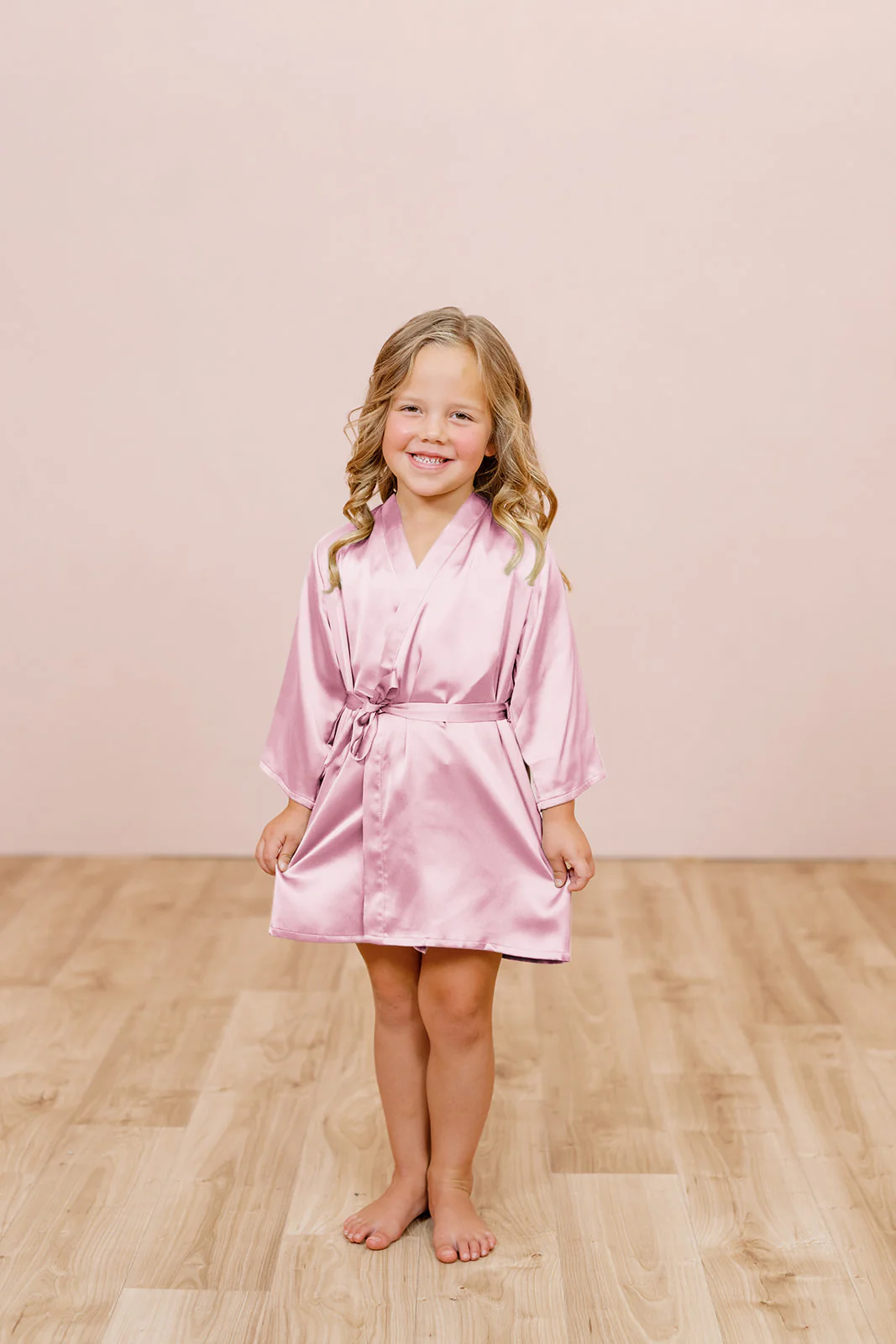 Kids Getting Ready Satin Robe | Made To Order - Image 5