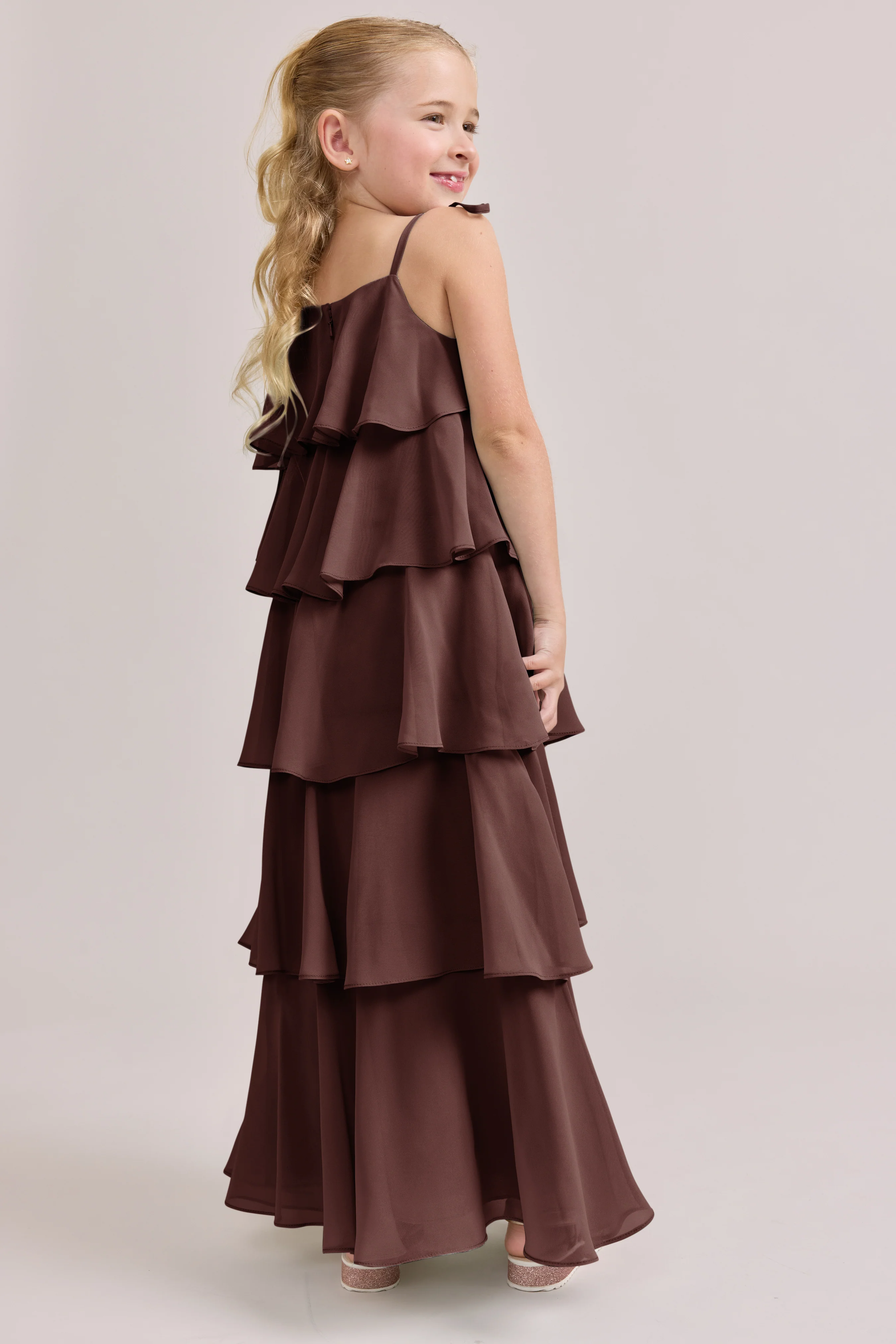 Kids June Chiffon Dress | Made To Order - Image 125