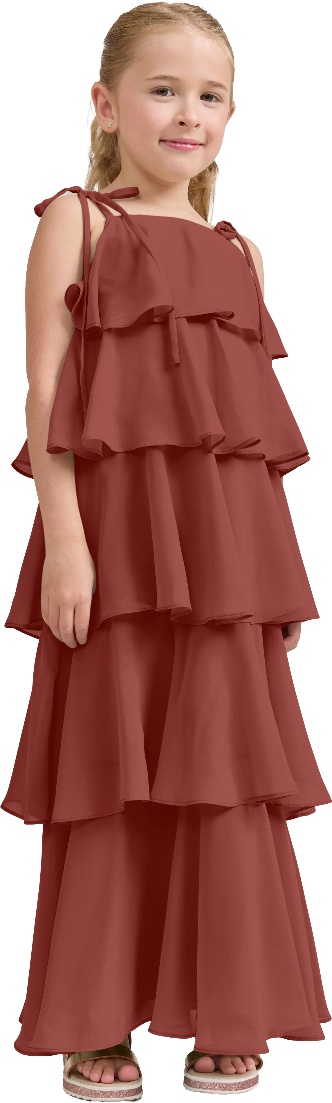 Kids June Chiffon Dress | Made To Order - Image 143