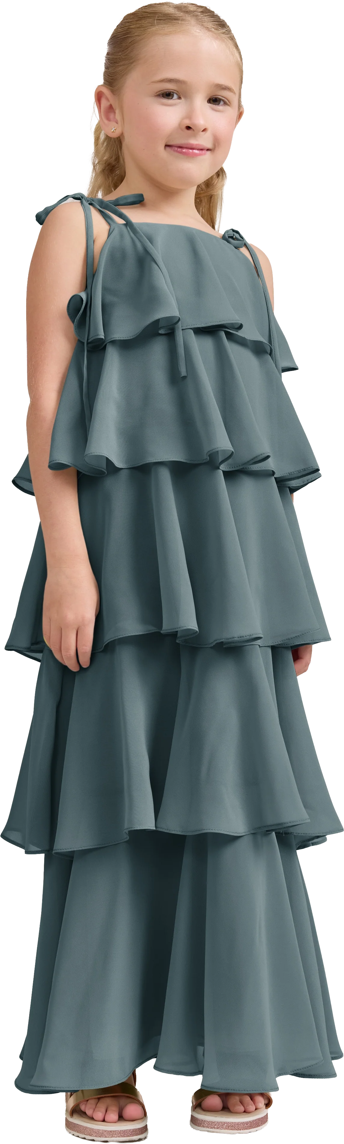 Kids June Chiffon Dress | Made To Order - Image 149