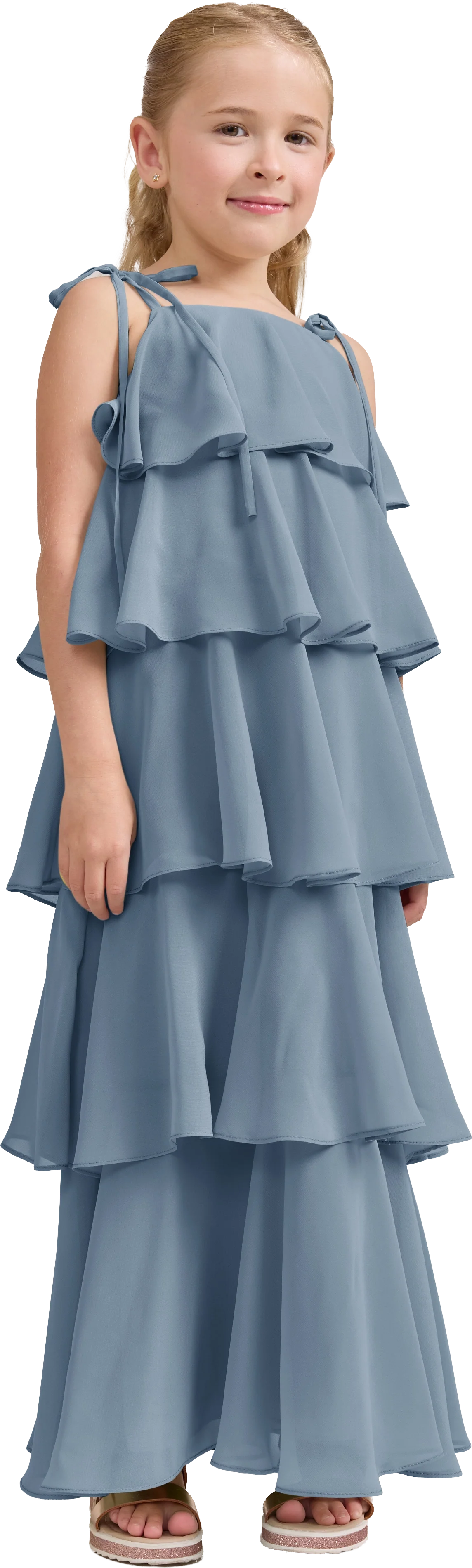 Kids June Chiffon Dress | Made To Order - Image 151