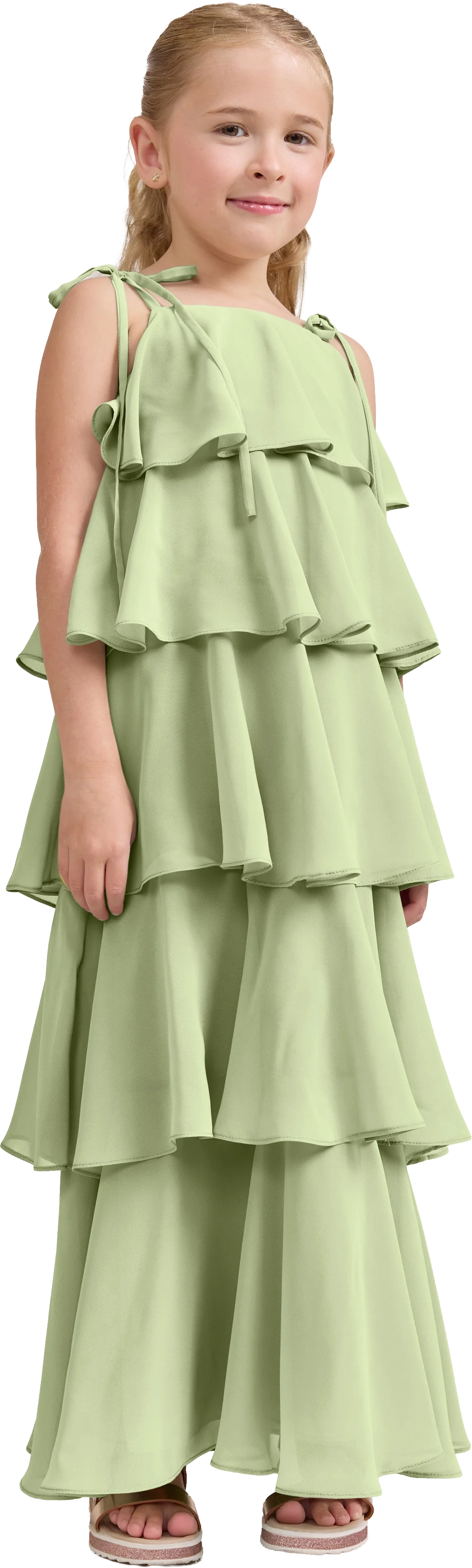 Kids June Chiffon Dress | Made To Order - Image 158