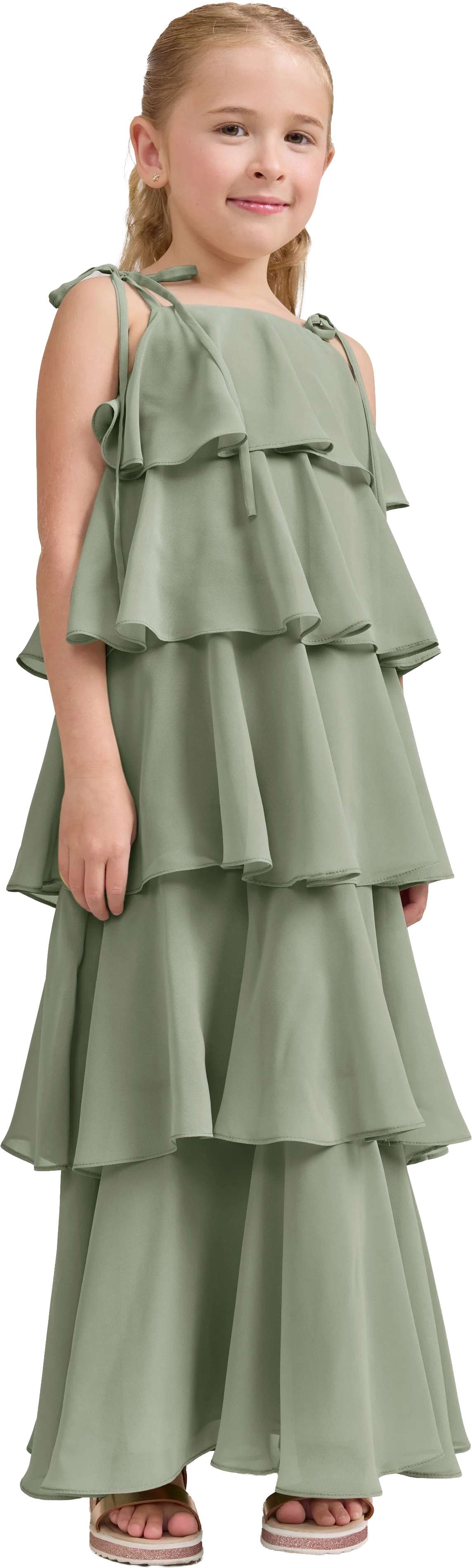 Kids June Chiffon Dress | Made To Order - Image 160