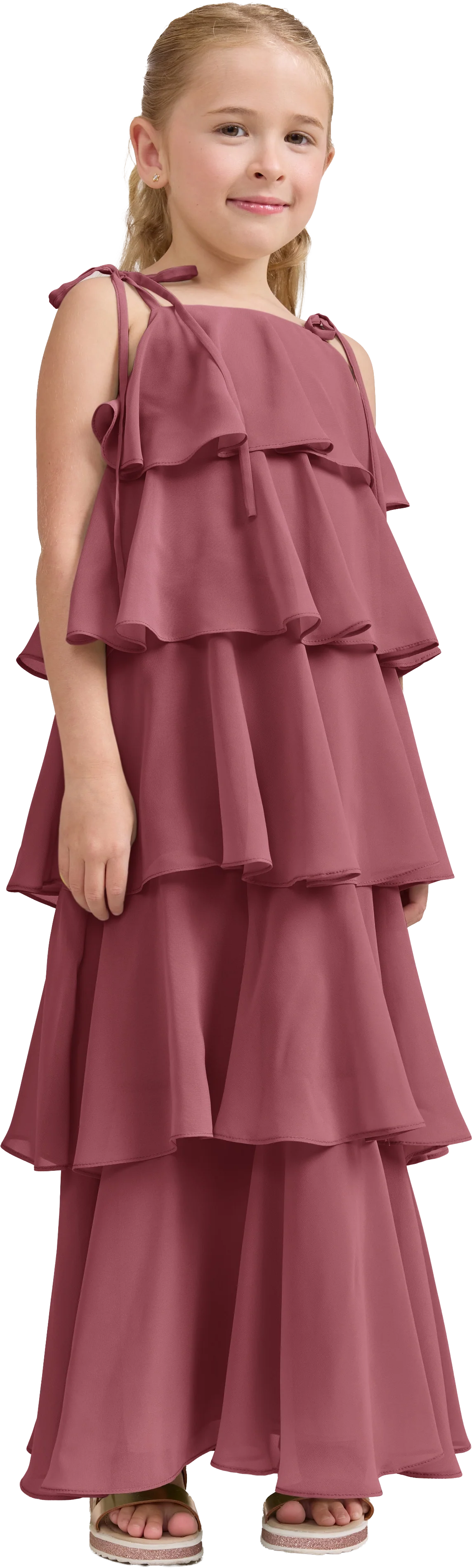 Kids June Chiffon Dress | Made To Order - Image 167