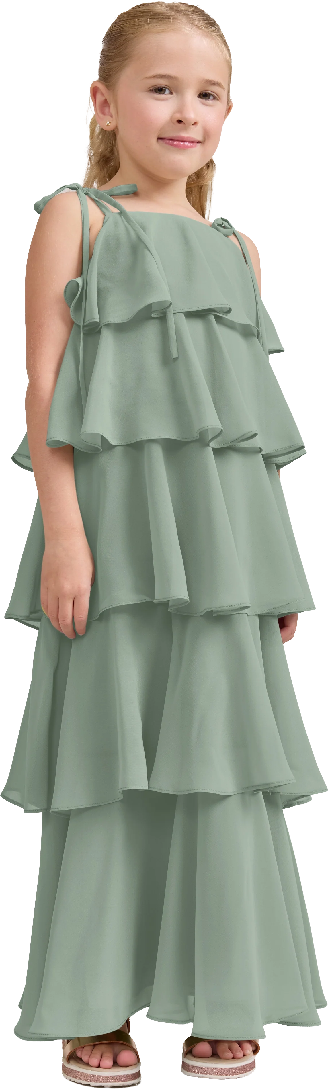 Kids June Chiffon Dress | Made To Order - Image 170