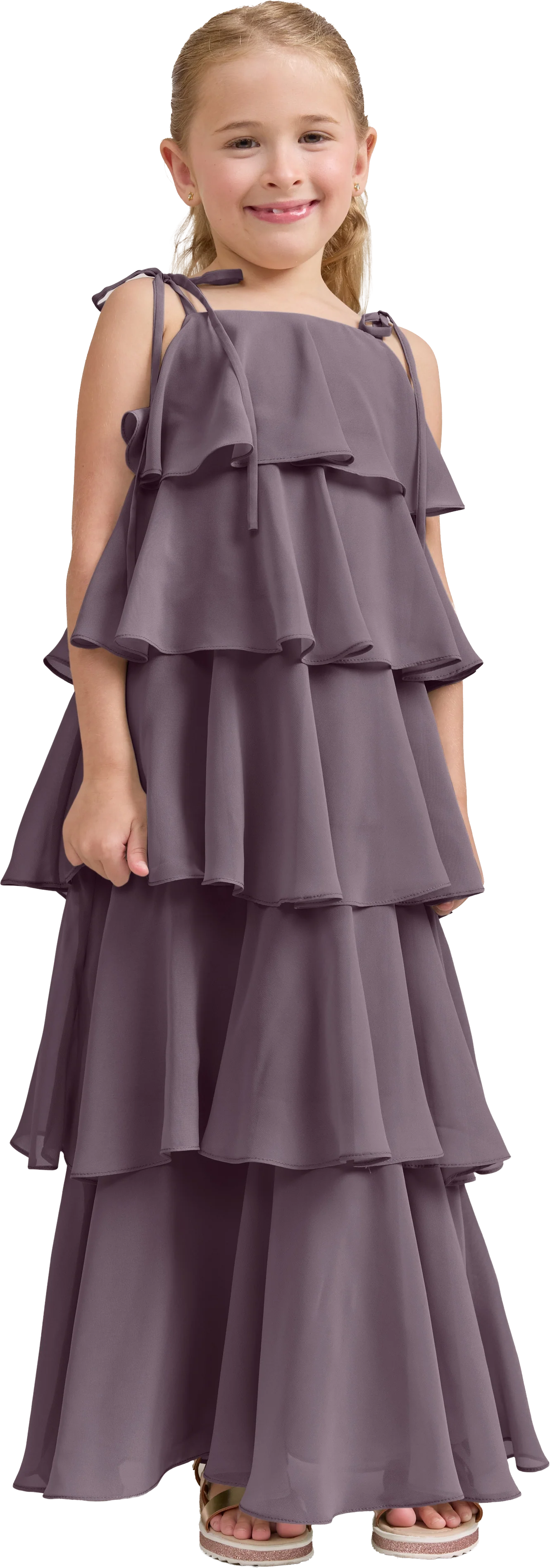 Kids June Chiffon Dress | Made To Order - Image 173