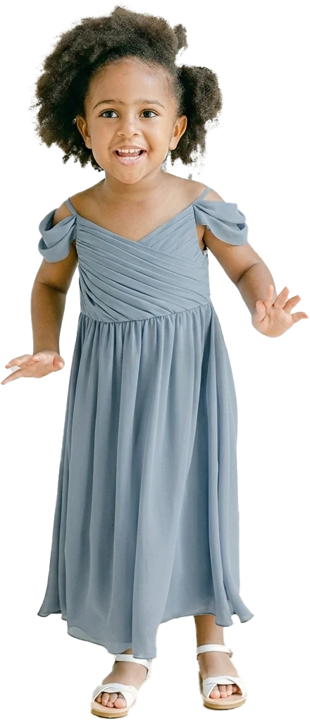 Kids Lily Chiffon Dress | Made To Order - Image 100