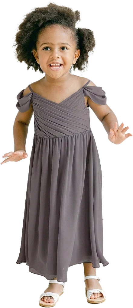 Kids Lily Chiffon Dress | Made To Order - Image 101