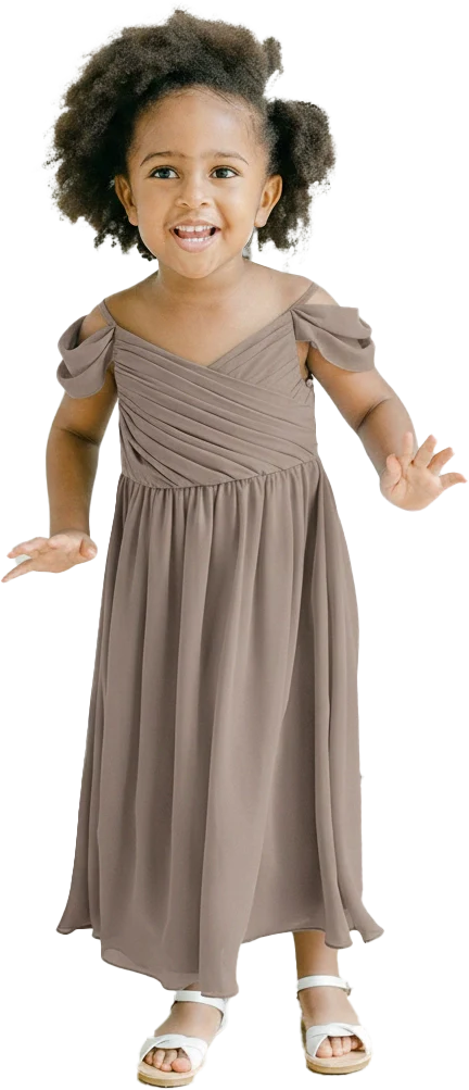 Kids Lily Chiffon Dress | Made To Order - Image 105