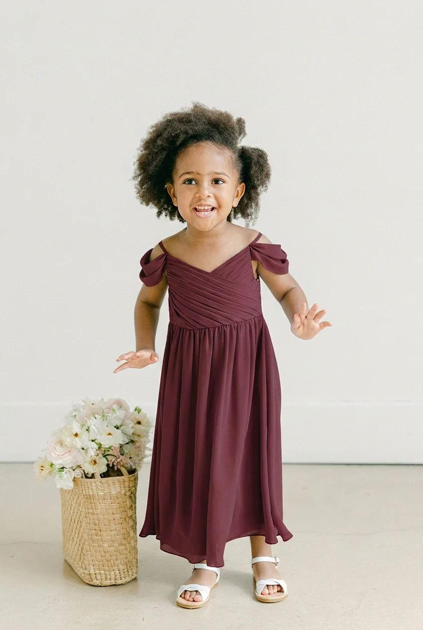 Kids Lily Chiffon Dress | Made To Order - Image 11