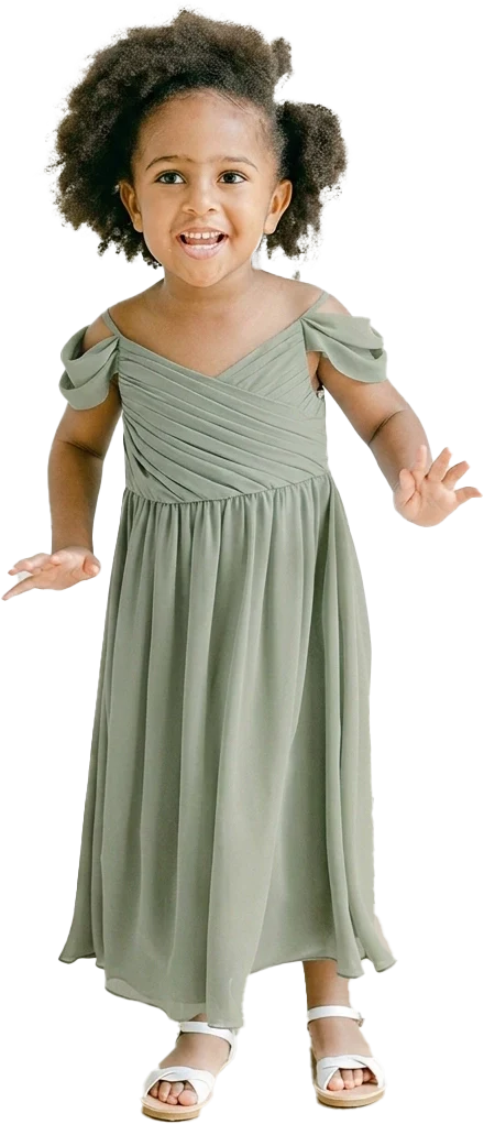 Kids Lily Chiffon Dress | Made To Order - Image 111
