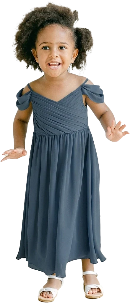 Kids Lily Chiffon Dress | Made To Order - Image 114