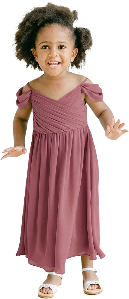 Kids Lily Chiffon Dress | Made To Order - Image 118