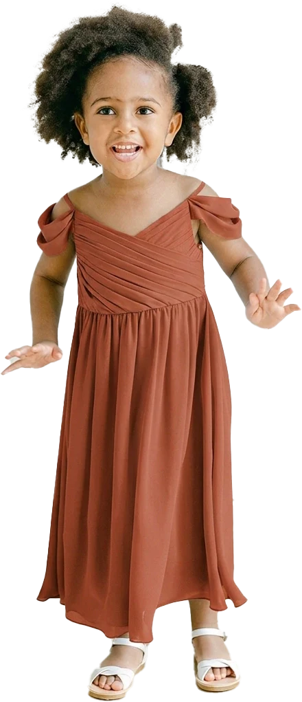 Kids Lily Chiffon Dress | Made To Order - Image 119