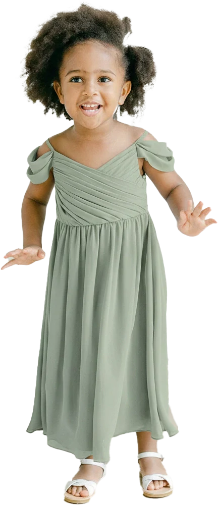 Kids Lily Chiffon Dress | Made To Order - Image 121