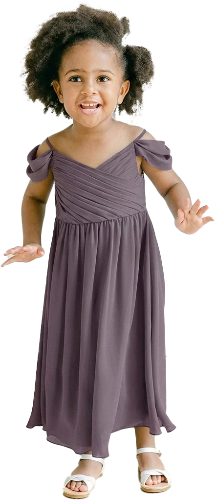 Kids Lily Chiffon Dress | Made To Order - Image 124
