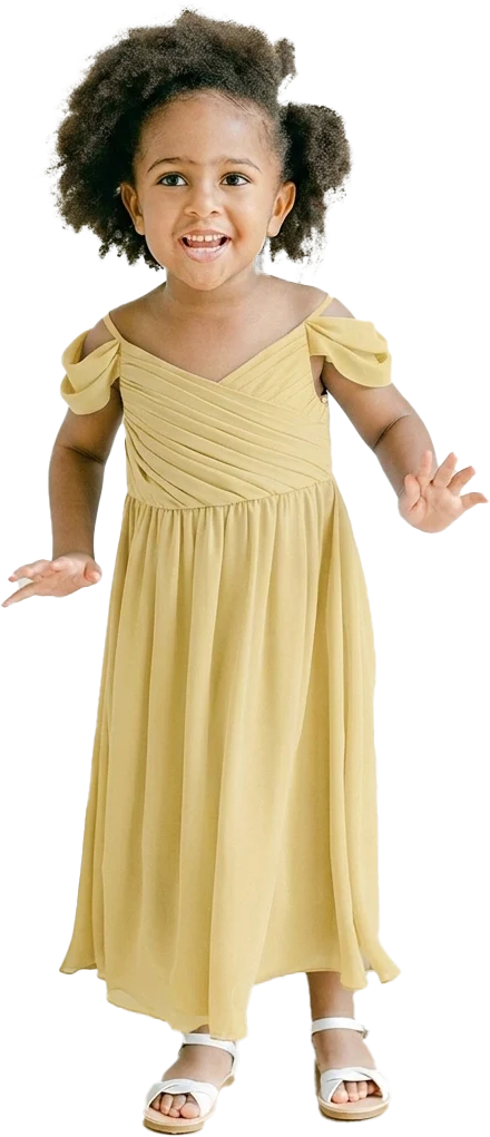 Kids Lily Chiffon Dress | Made To Order - Image 125