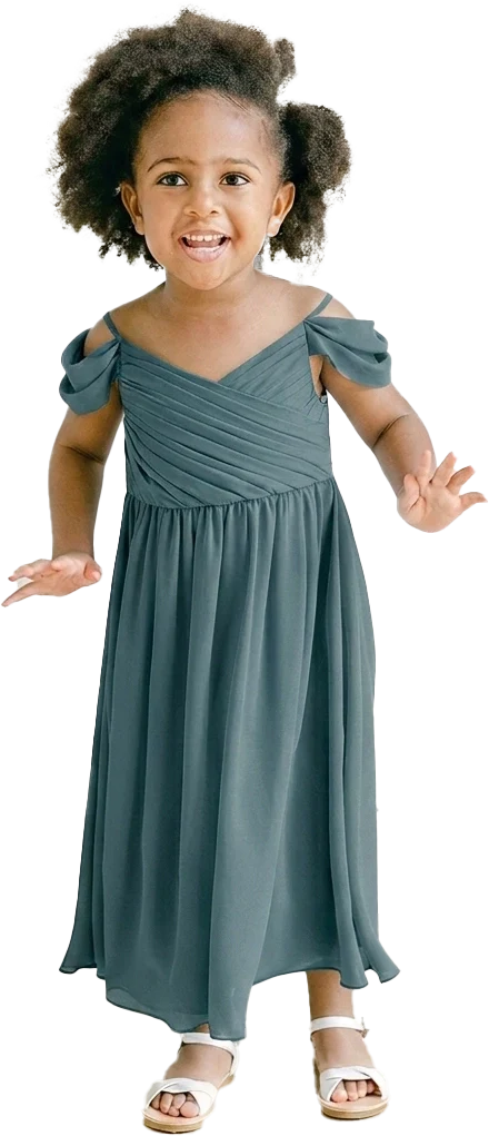 Kids Lily Chiffon Dress | Made To Order - Image 126