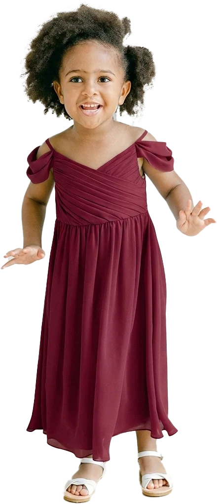 Kids Lily Chiffon Dress | Made To Order - Image 128